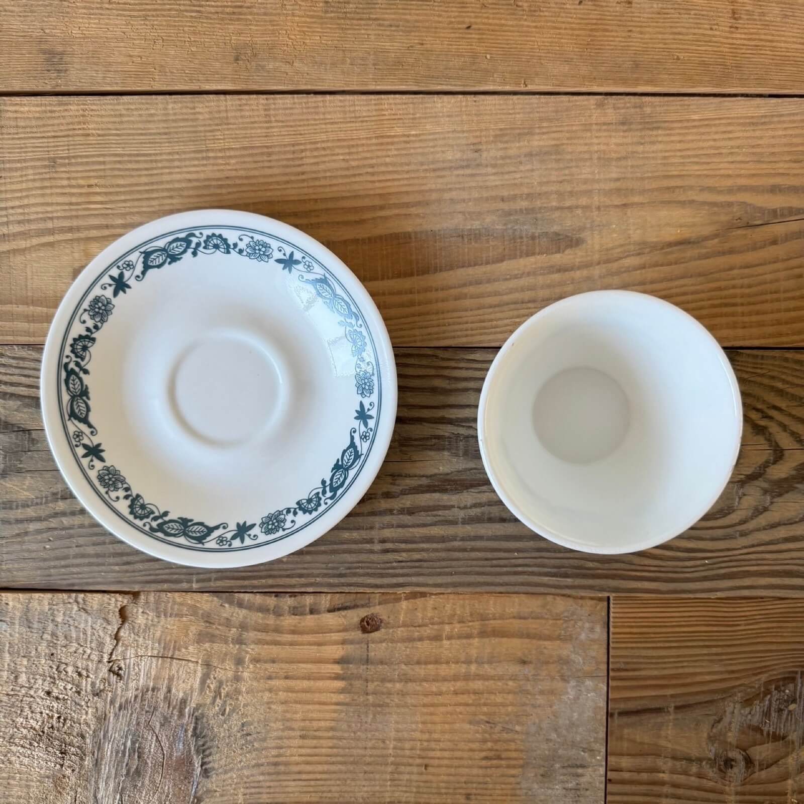 655-8 【1970年代】ビンテージ Corelle（コレール） Old Town Blue