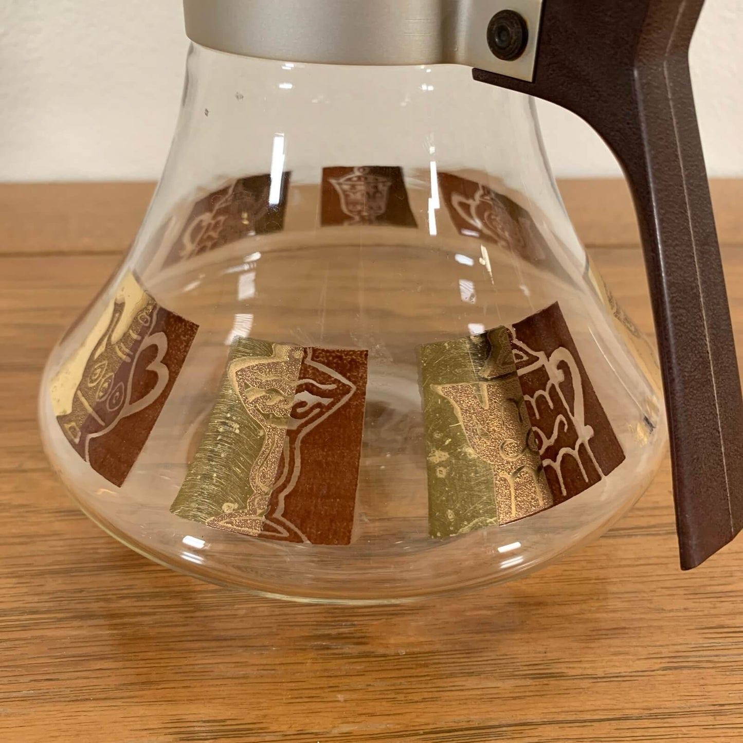 #41-A【1960年代】ビンテージ ミッドセンチュリー ガラスポット アメリカ