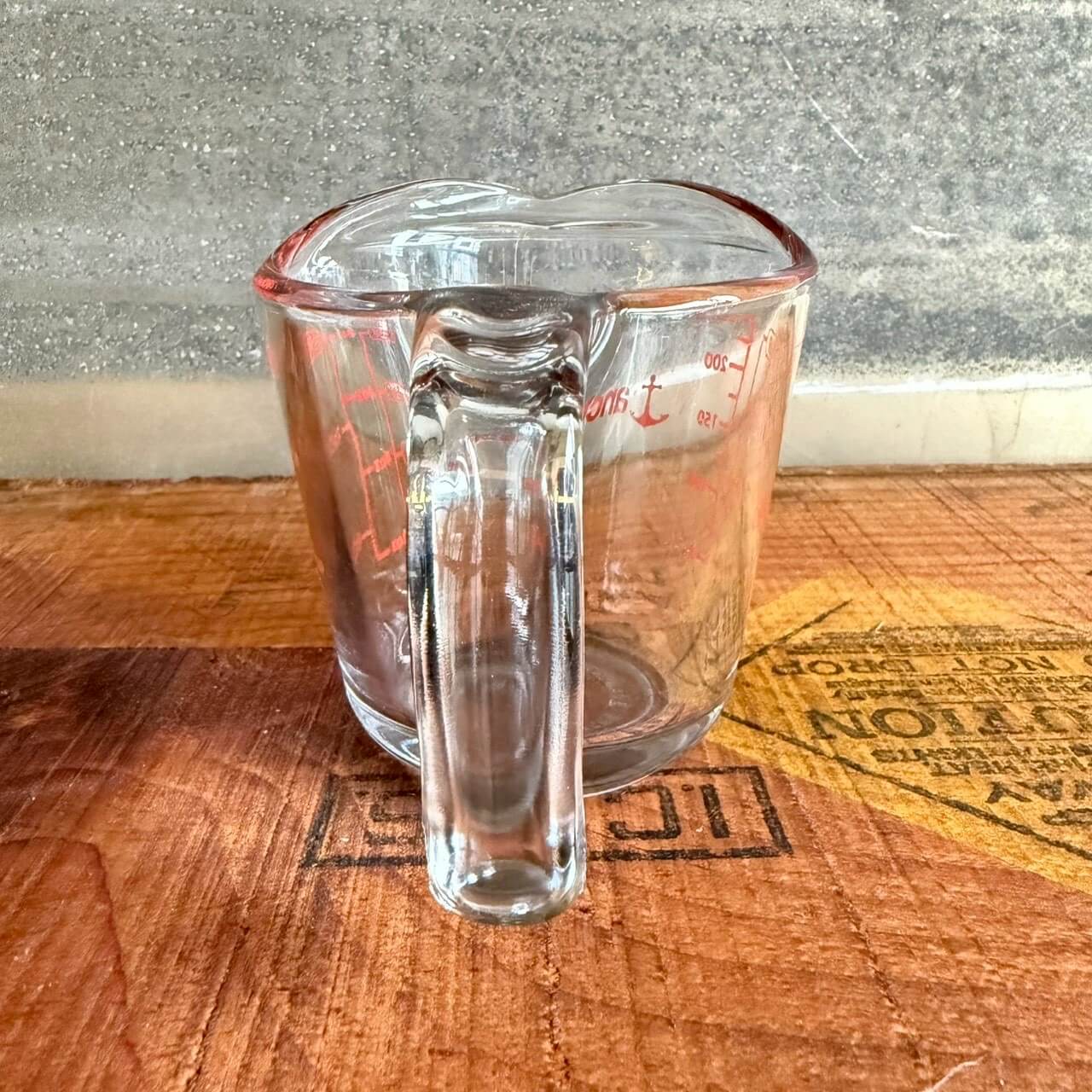 メジャーカップ アメリカン雑貨 店舗什器 計量カップ アンカーホッキング ガラス製 #1570