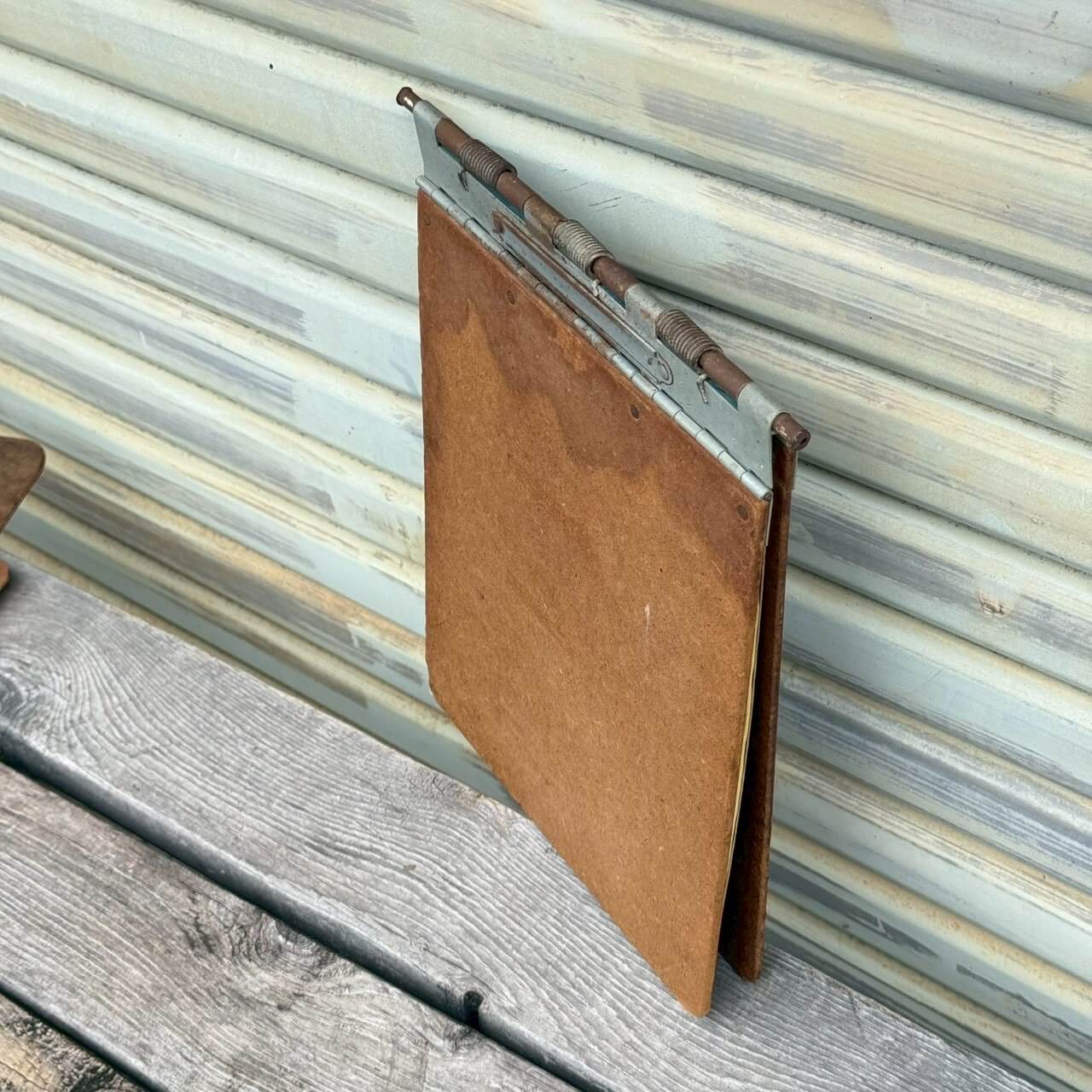 【1960-80年代】ビンテージ クリップボード アメリカン雑貨 店舗什器 バインダー ガレージ #2196
