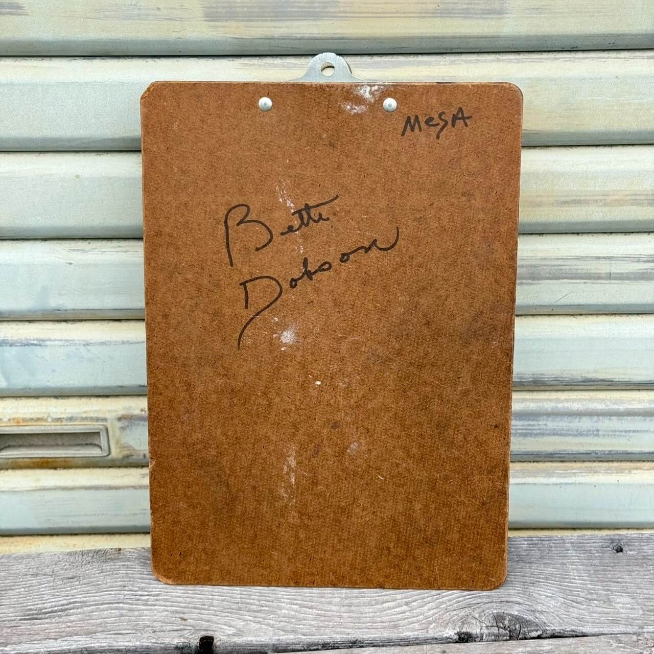 【1960-80年代】ビンテージ クリップボード アメリカン雑貨 店舗什器 バインダー ガレージ #2193