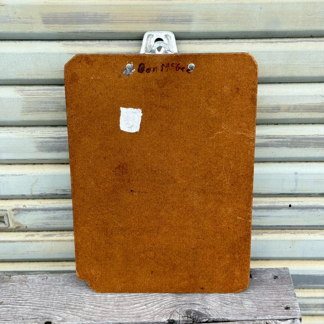 【1960-80年代】ビンテージ クリップボード アメリカン雑貨 店舗什器 バインダー ガレージ #2194