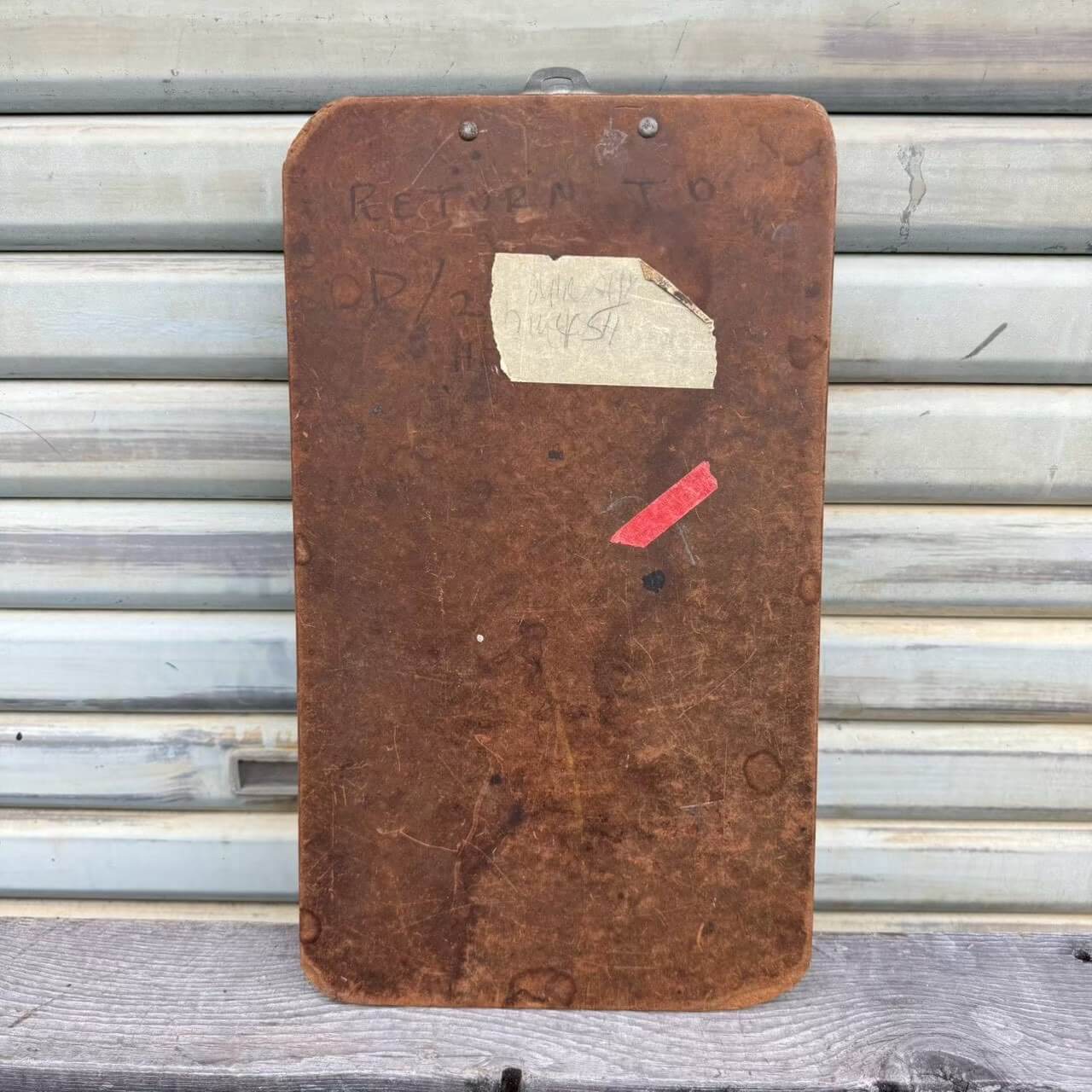 【1960-80年代】ビンテージ クリップボード アメリカン雑貨 店舗什器 バインダー ガレージ #2574-1