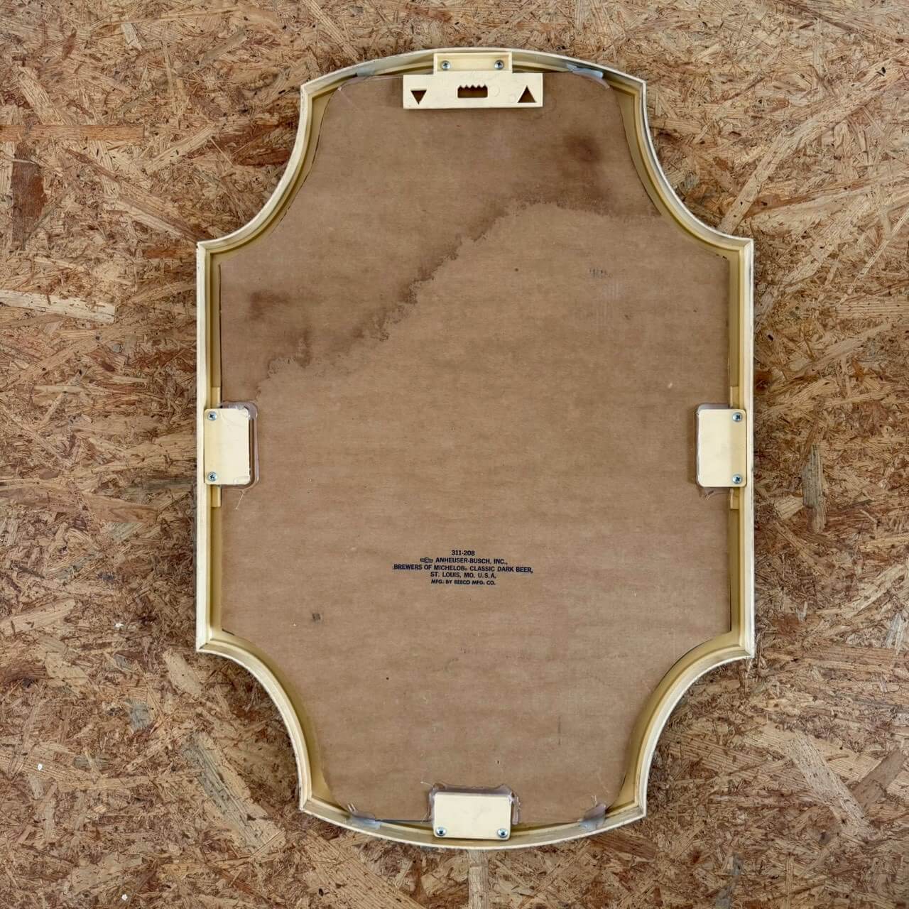 【1990年代】ビンテージ MICHELOB パブミラー ミケロブ アメリカン雑貨 壁掛け 鏡 #2485
