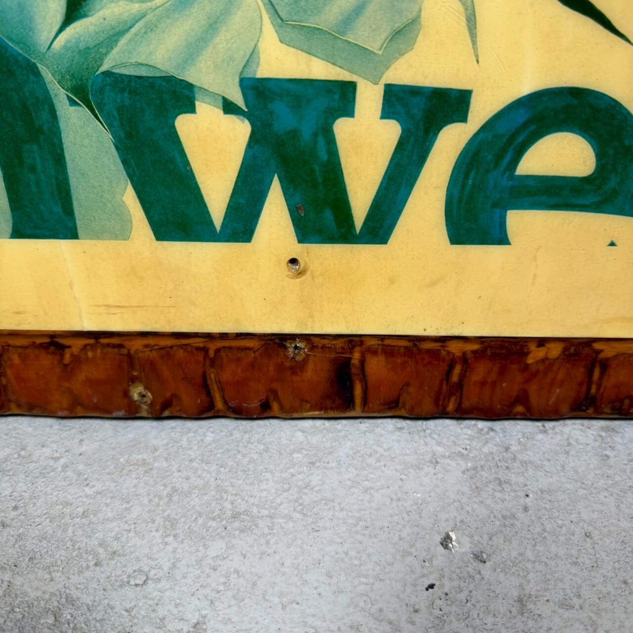 #2428【1980年代】ビンテージ Budweiser “THIS BUD’S FOR YOU” ポスター / ウォールデコ アメリカ