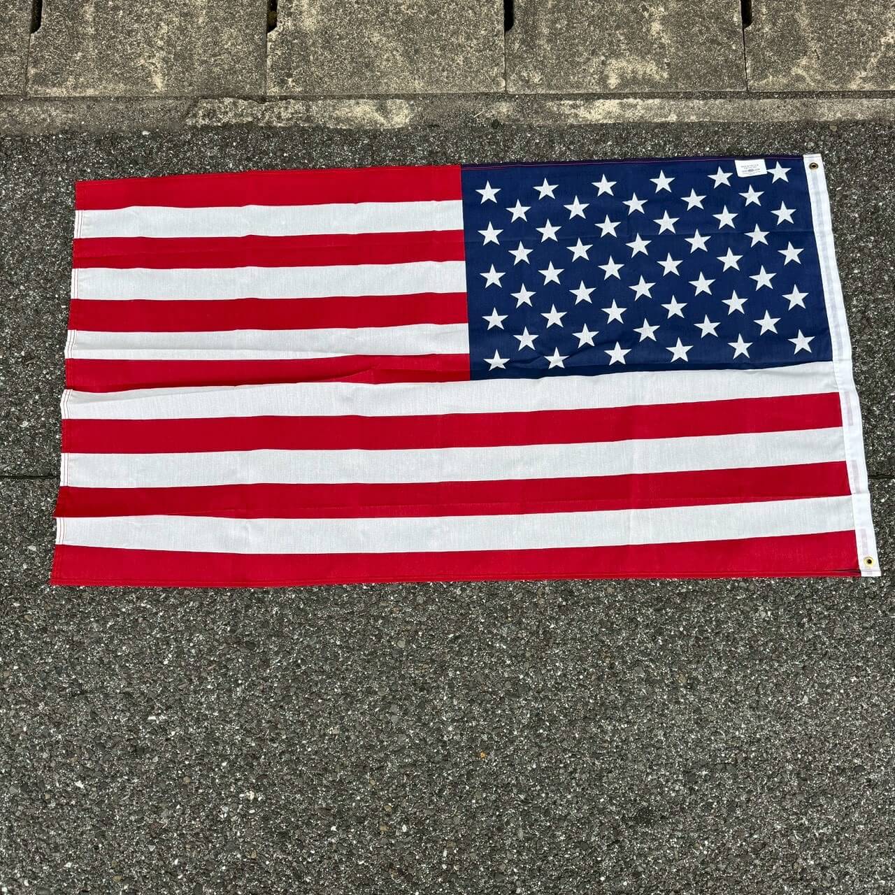 【USA】ビンテージ 星条旗 アメリカン雑貨 店舗什器 フラッグ ウォールデコ #2554