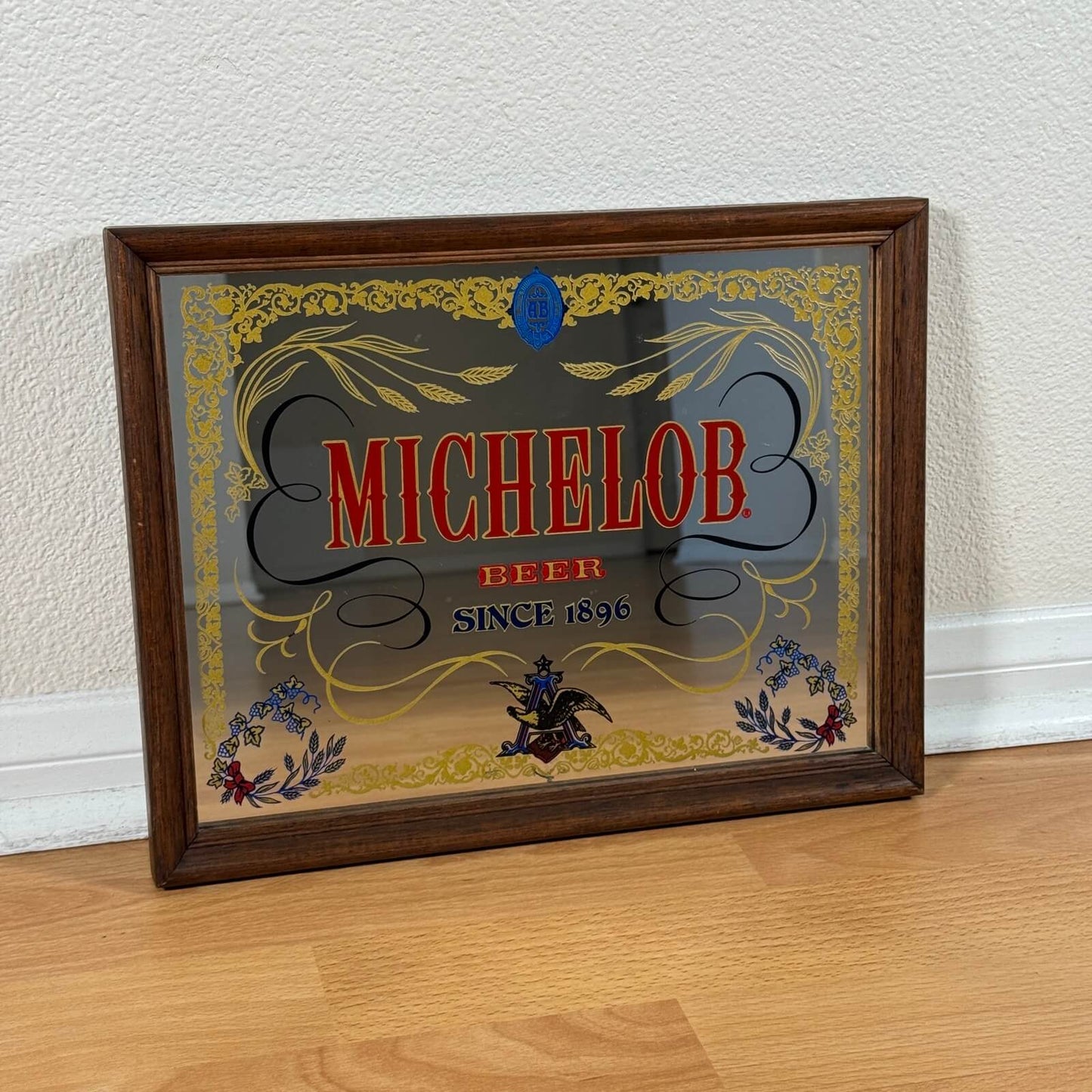 #1960 ビンテージ MICHELOB パブミラー インテリア ディスプレイ