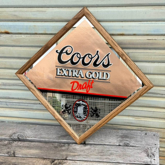 【1980年代】ビンテージ Coors（クアーズ） パブミラー / ウォールデコ アメリカ #2865