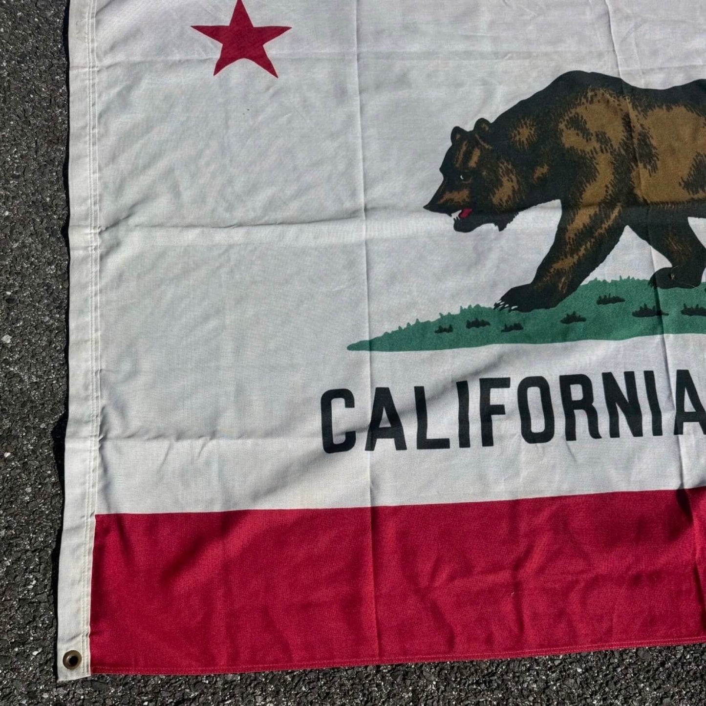 #2138【1980-90年代】ビンテージ カリフォルニア 州旗 アメリカ