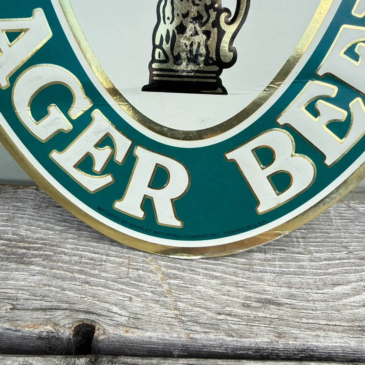 【ビンテージ】パブサイン アメリカン雑貨 店舗什器 STEINLAGER #2807-2