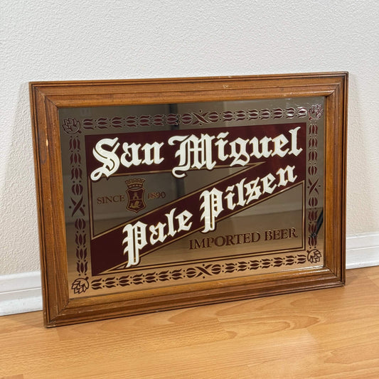 #1881 【1980年代】ビンテージ サンミゲル パブミラー / ウォールデコ アメリカ