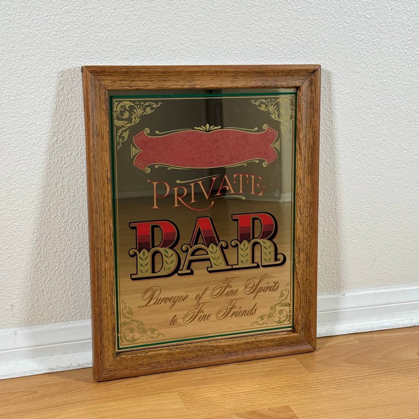 #1380 【1980年代】ビンテージ BAR パブミラー / ウォールデコ インテリア アメリカ