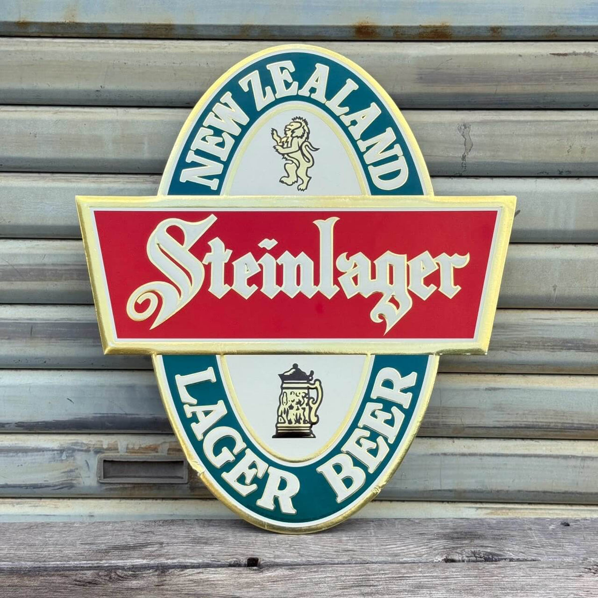 【ビンテージ】パブサイン アメリカン雑貨 店舗什器 STEINLAGER #2807-1