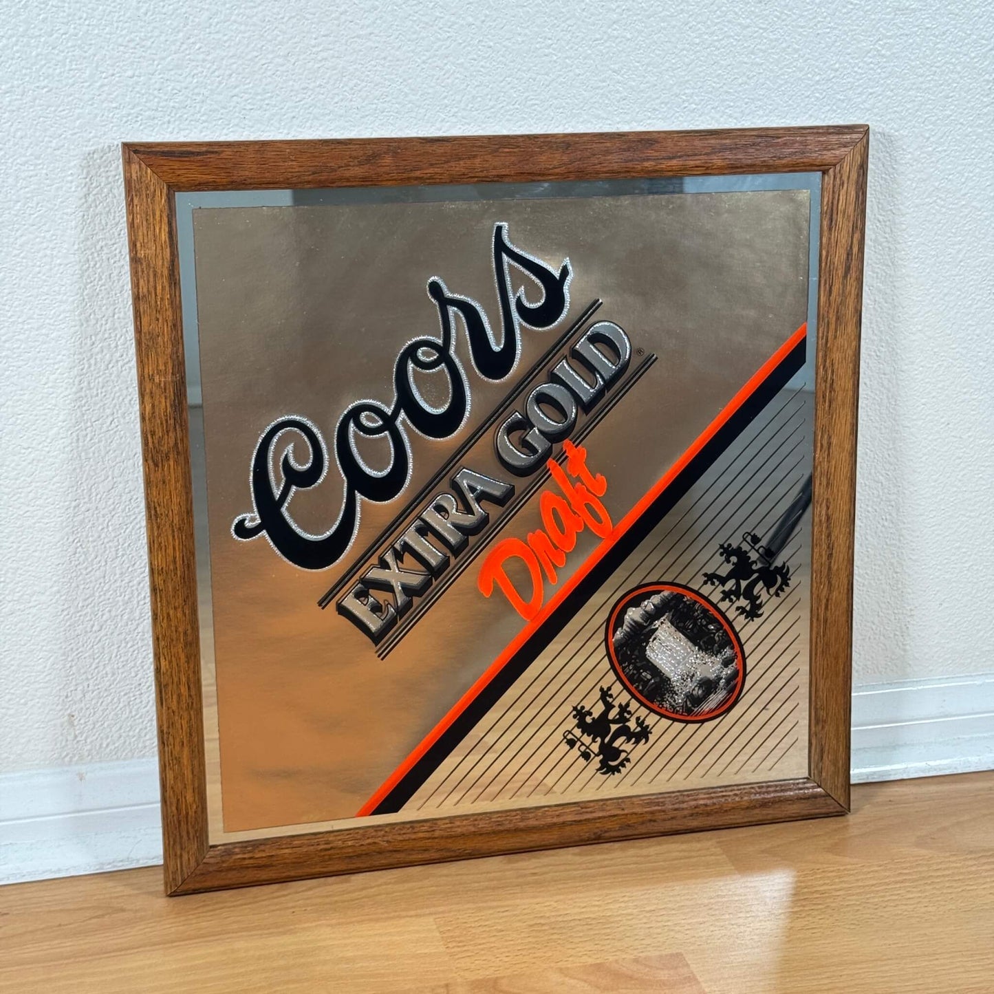 #1944 【1998年】ビンテージ Coors（クアーズ） パブミラー / ウォールデコ アメリカ