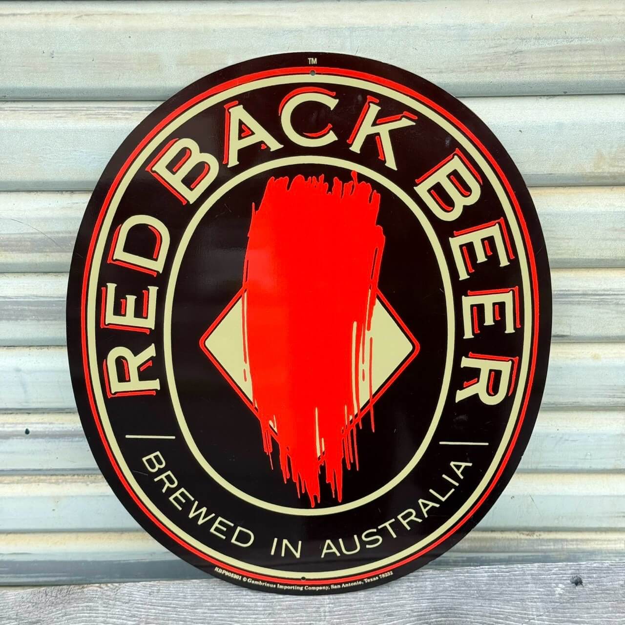 看板 アメリカン雑貨 店舗什器 RED BACK BEER パブサイン ビール #2818