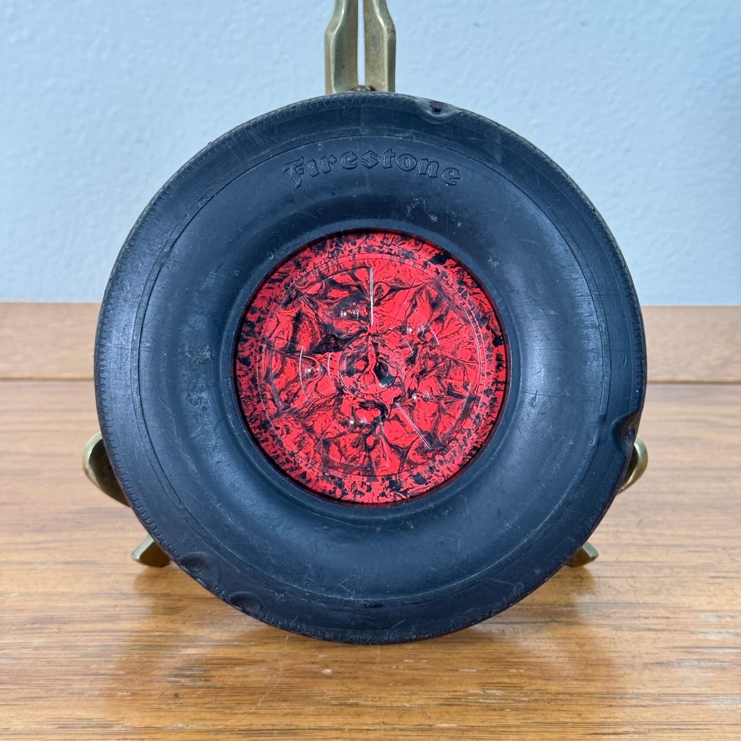 #2040【1950～60年代】ビンテージ Firestone（ファイアストン） タイヤ灰皿 / アドバタイジング アッシュトレイ アメリカ