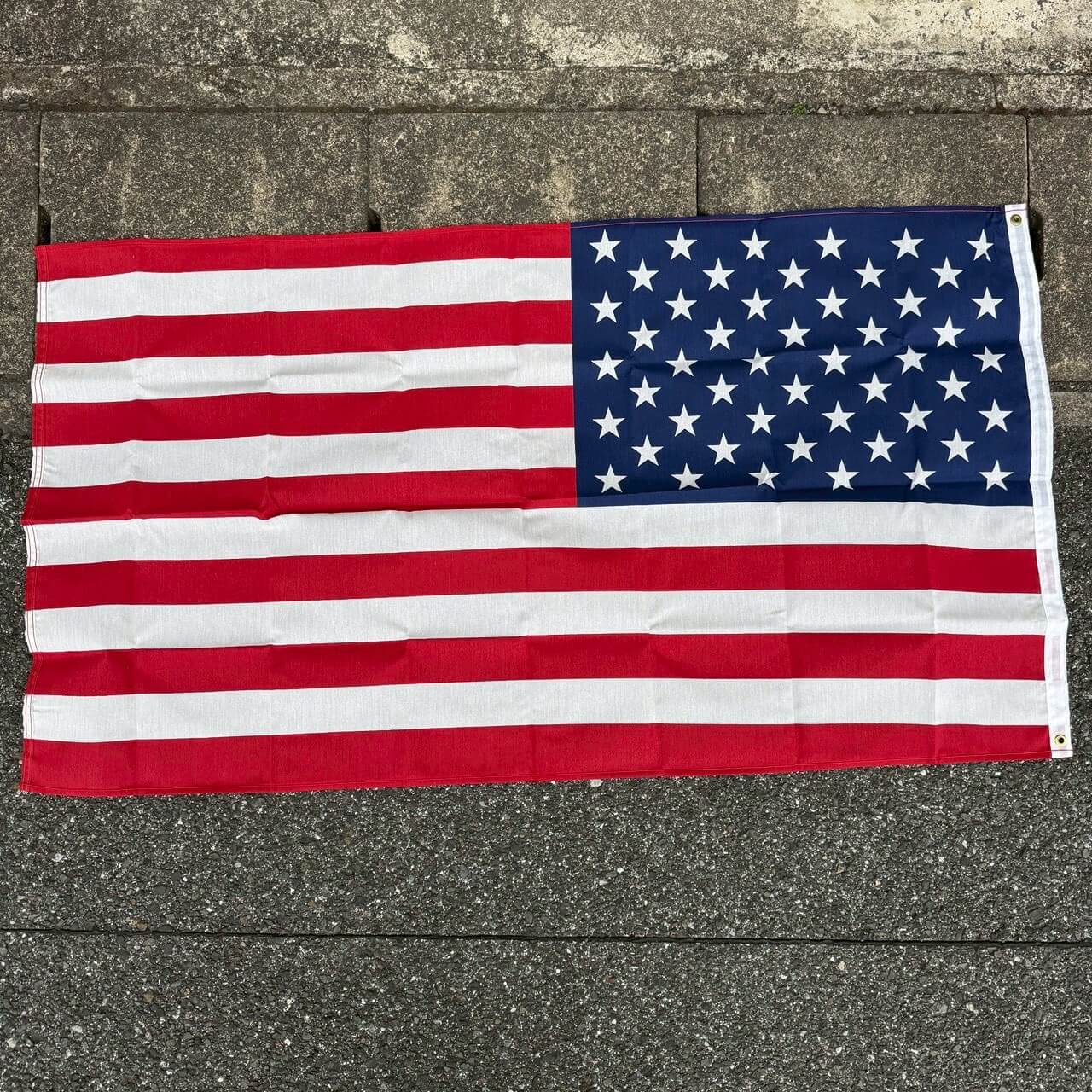 【USA】ビンテージ 星条旗 アメリカン雑貨 店舗什器 フラッグ ウォールデコ #2555