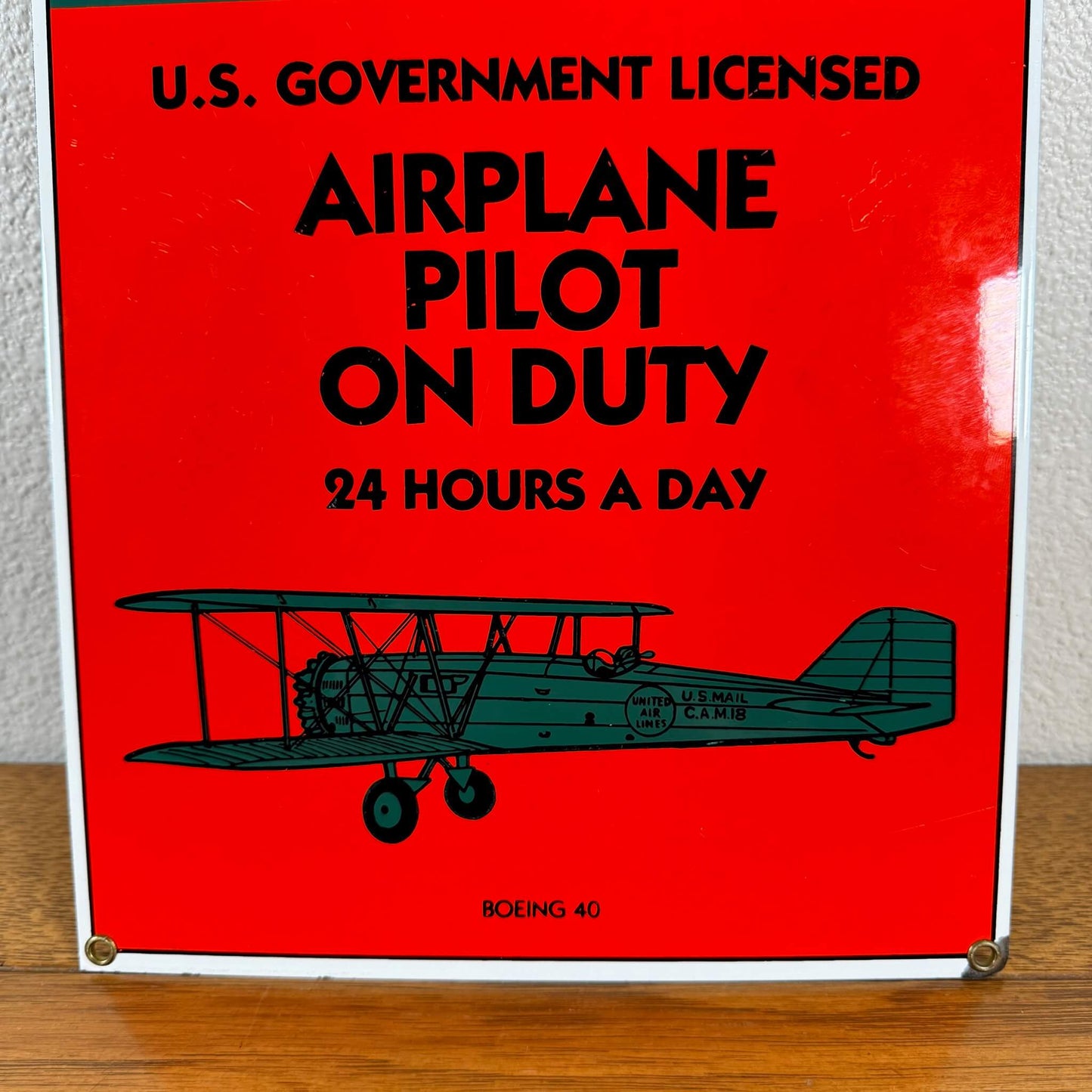 #1266 【1990-2000年代】 ビンテージ Phillips 66 ホーロー製看板 / ウォールデコ インテリア アメリカ