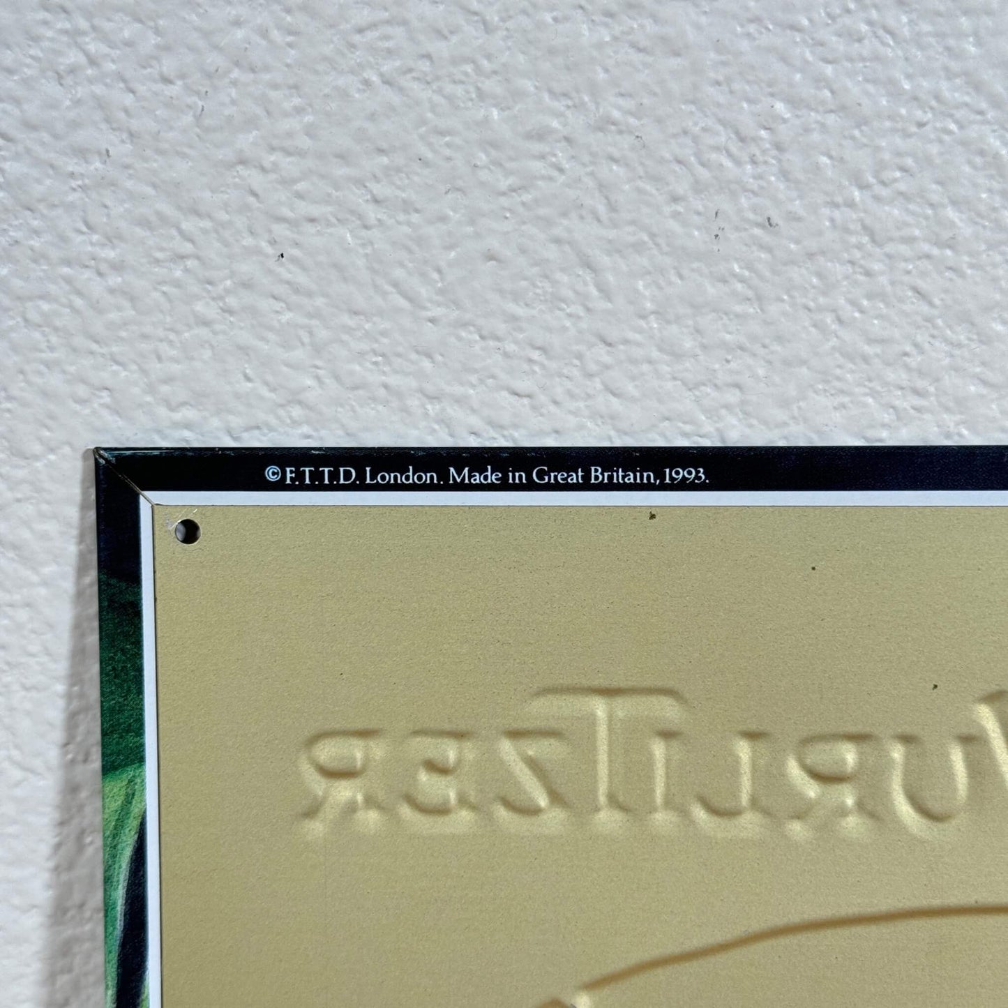 #1405 【1993年製】ビンテージ WURLITZER 1015 ジュークボックス ブリキ看板 / ウォールデコ アメリカ