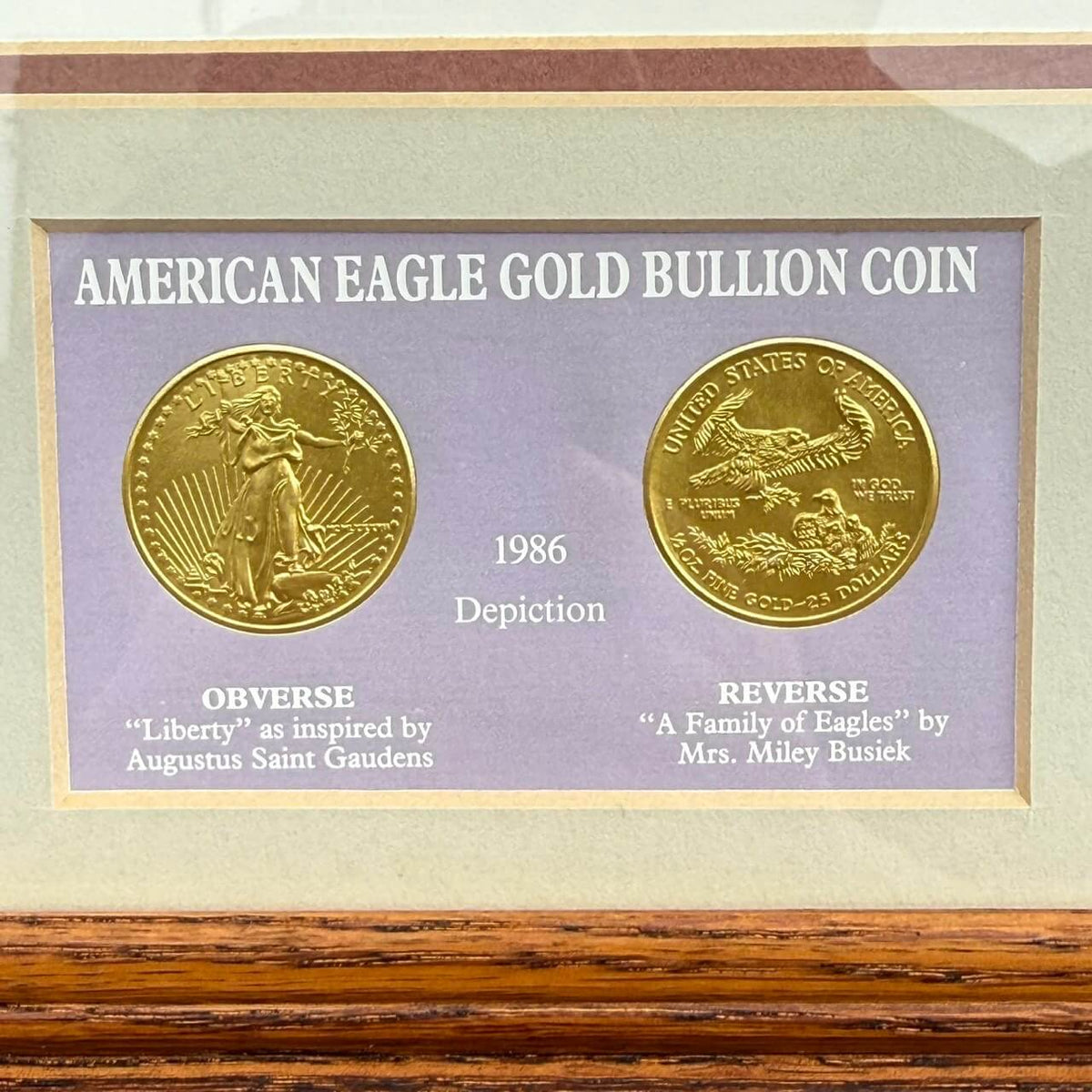 【1980年代】ビンテージ 看板 アートフレーム アメリカン雑貨 店舗什器 AMERICAN EAGLE #2859