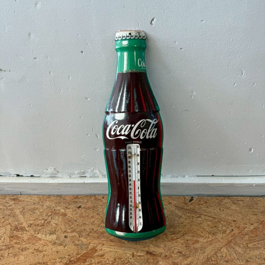 #2539【1990年代】Coca-Cola ボトル型 サーモメーター / コカコーラ 温度計 壁掛けディスプレイ アメリカ