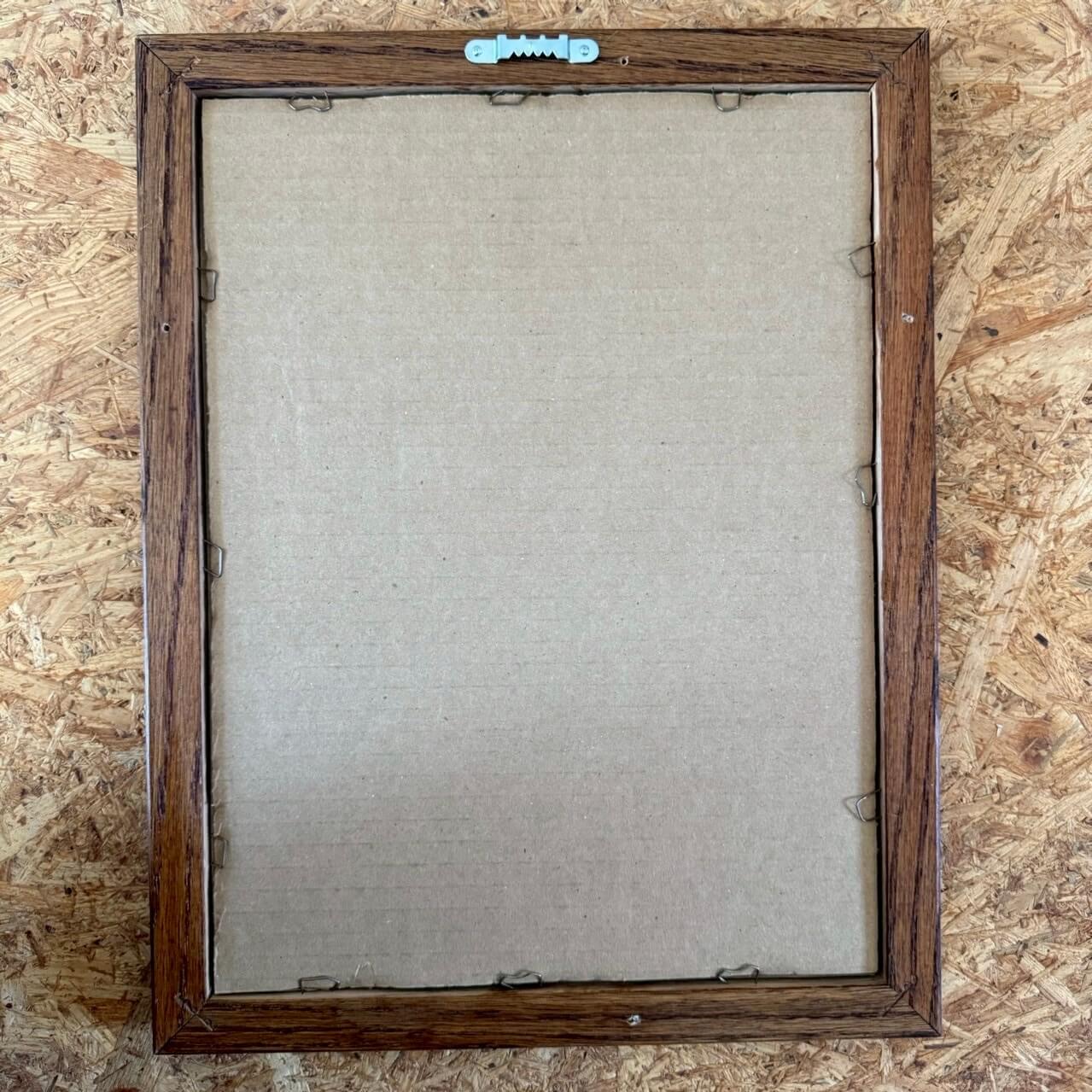 #2265【1960-70年代】ビンテージ アメリカンフラッグ フレームアート / USA 星条旗 ウォールデコ