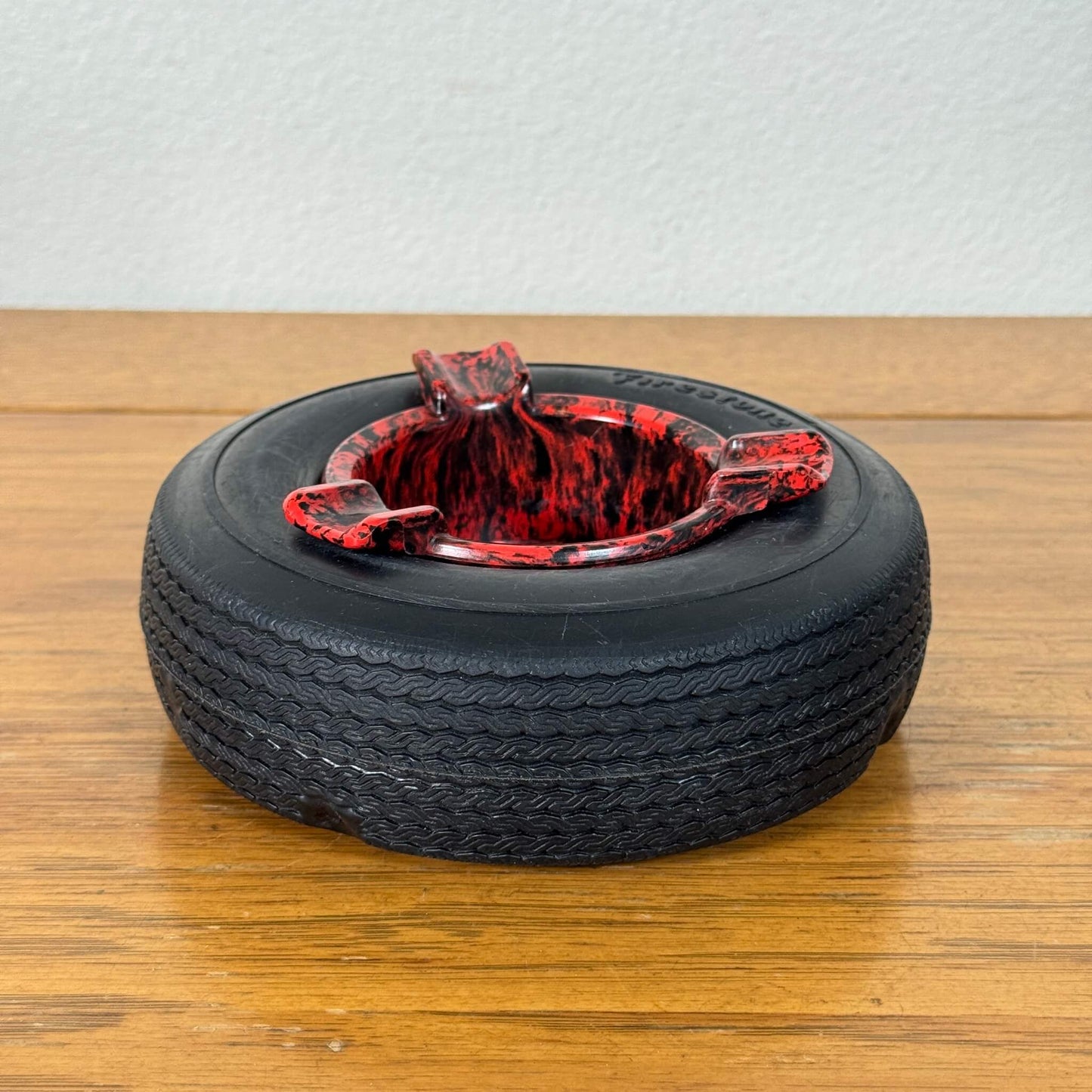 #2040【1950～60年代】ビンテージ Firestone（ファイアストン） タイヤ灰皿 / アドバタイジング アッシュトレイ アメリカ