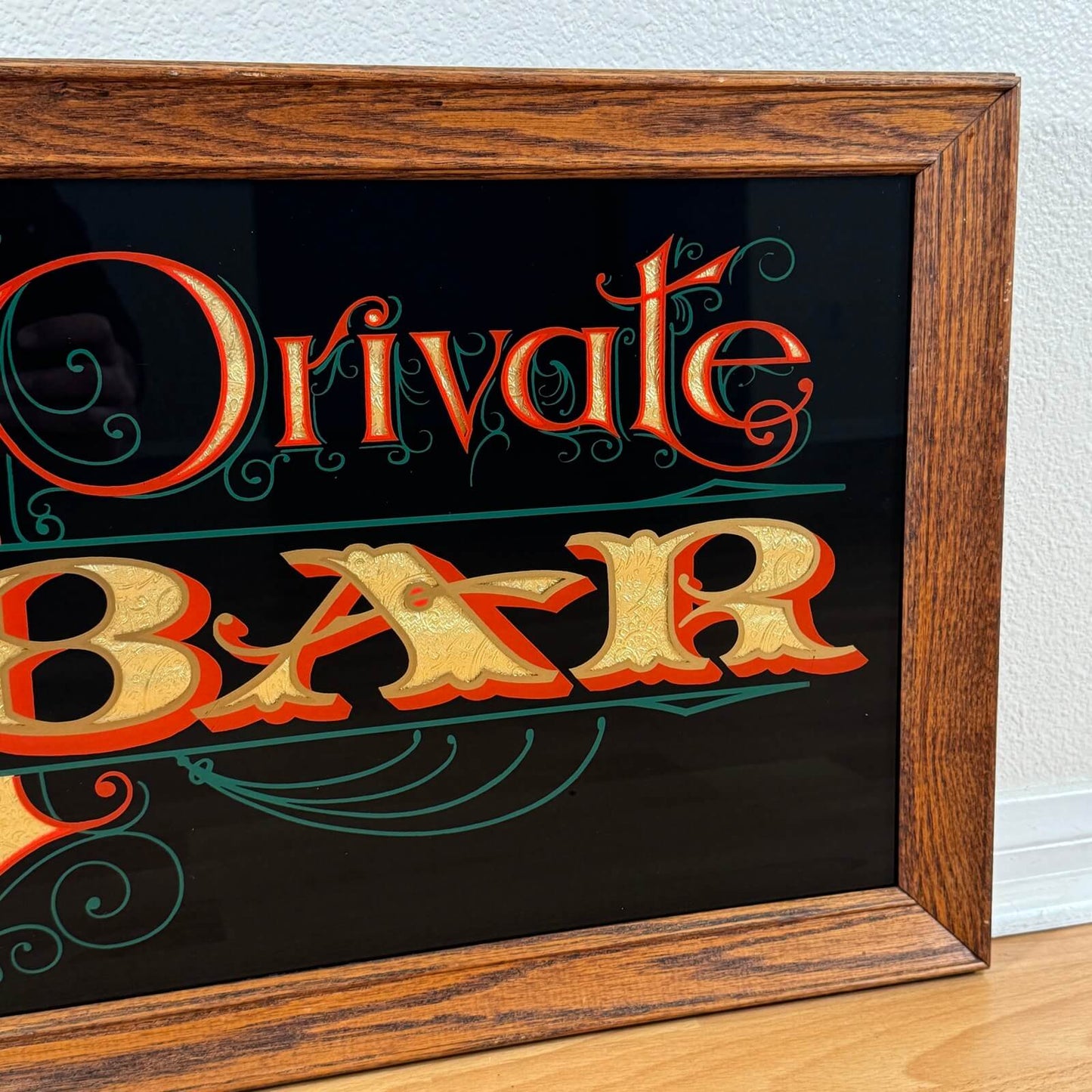 #1366 ビンテージ パブミラー BAR インテリア ディスプレイ