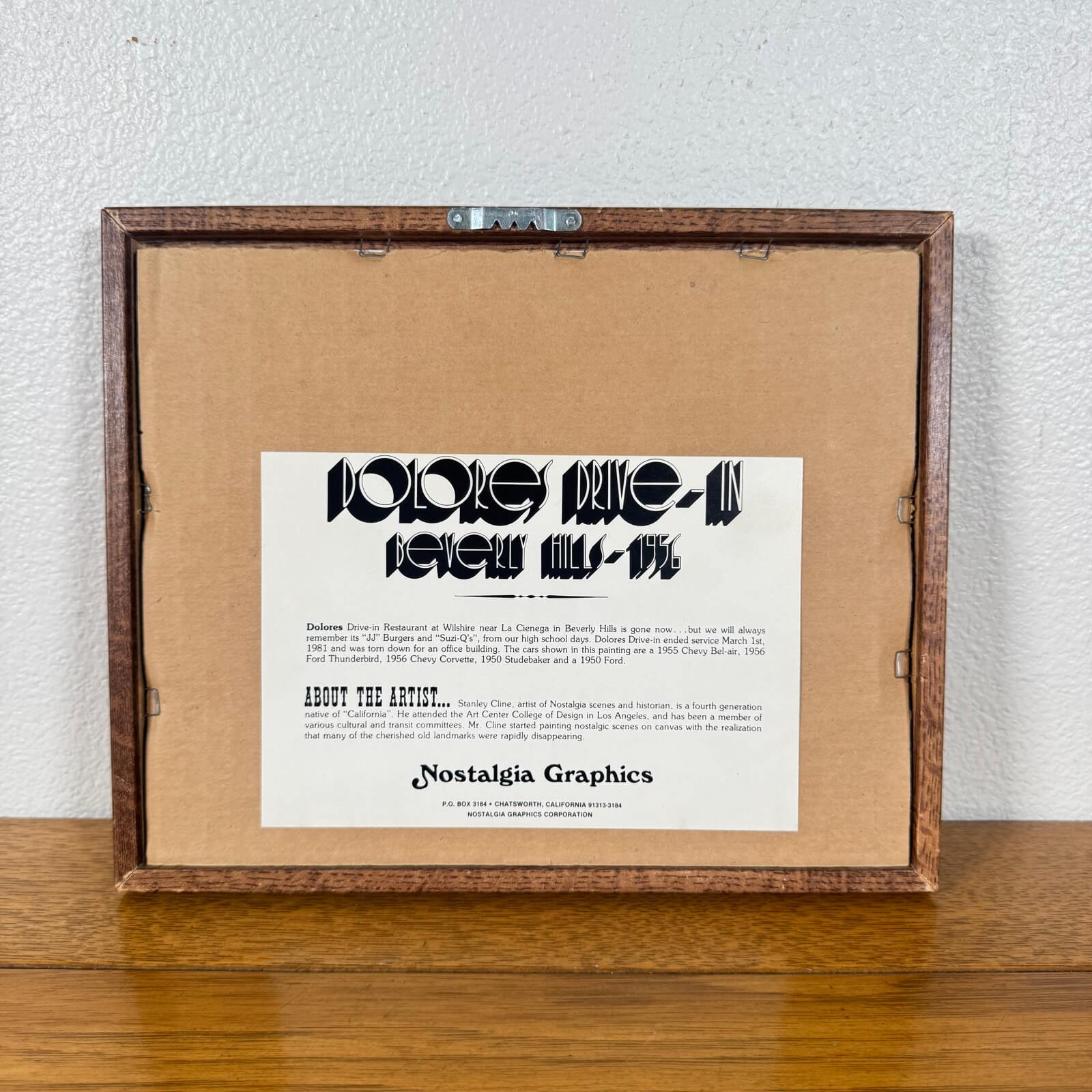 1980年製】ビンテージ アートプリント アメリカン雑貨 店舗什器