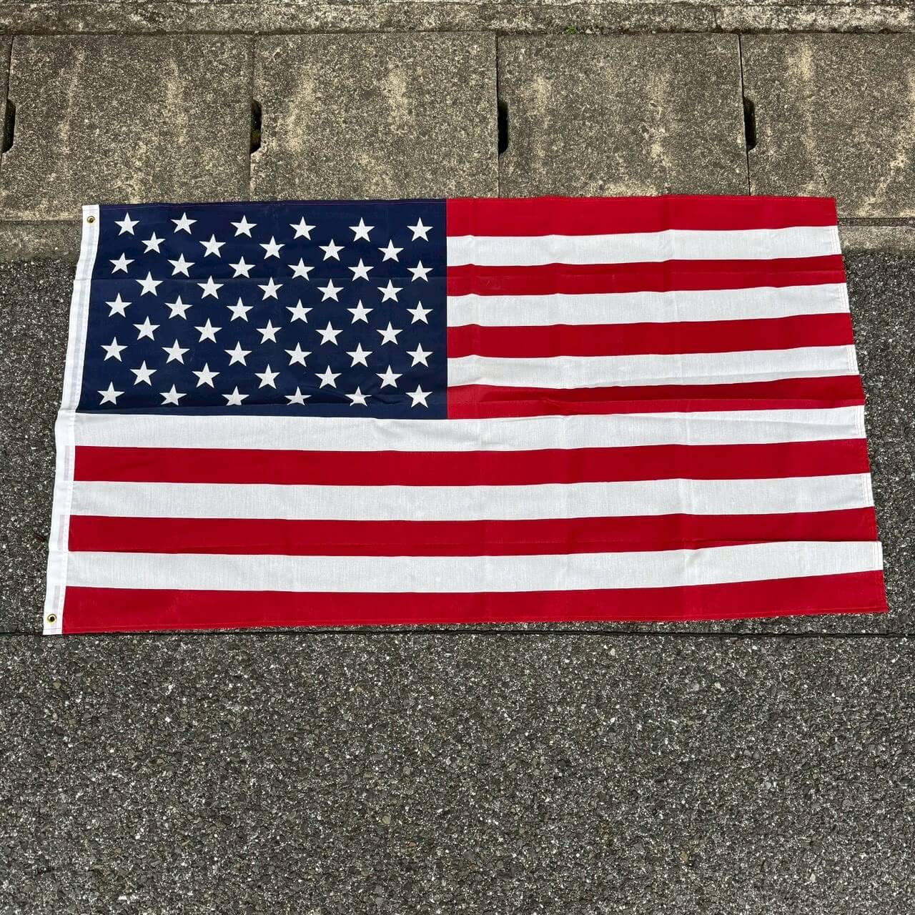 【USA】ビンテージ 星条旗 アメリカン雑貨 店舗什器 フラッグ ウォールデコ #2554