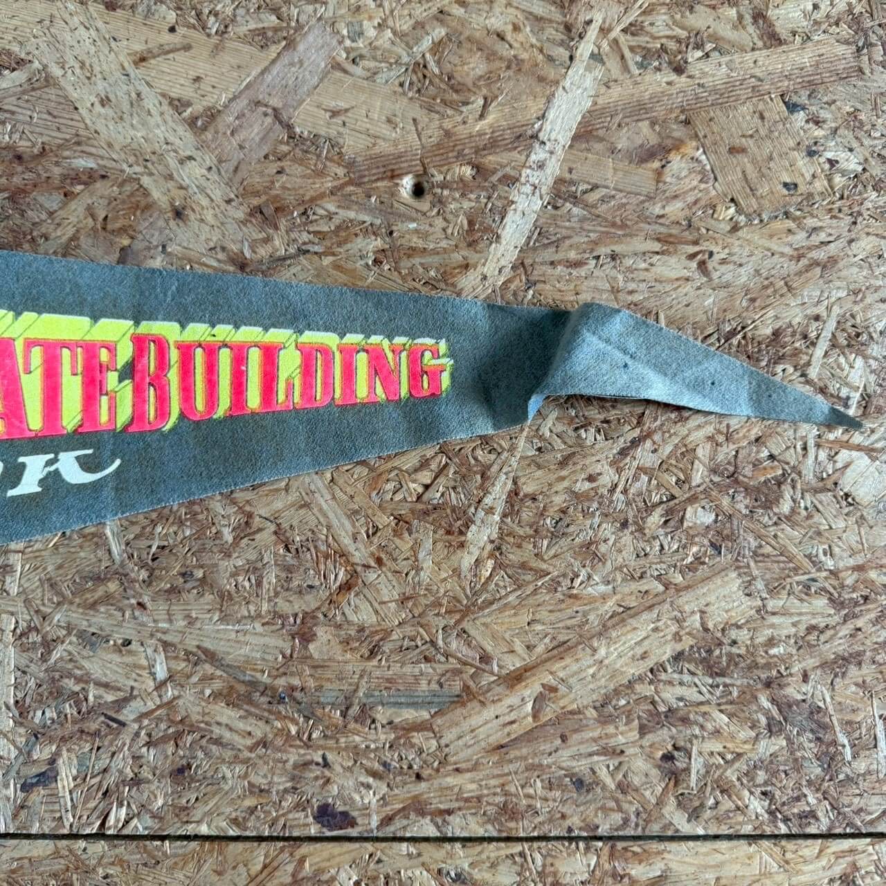 【1960-70年代】ビンテージ ペナント アメリカン雑貨 店舗什器 ニューヨーク ウォールデコ #2547
