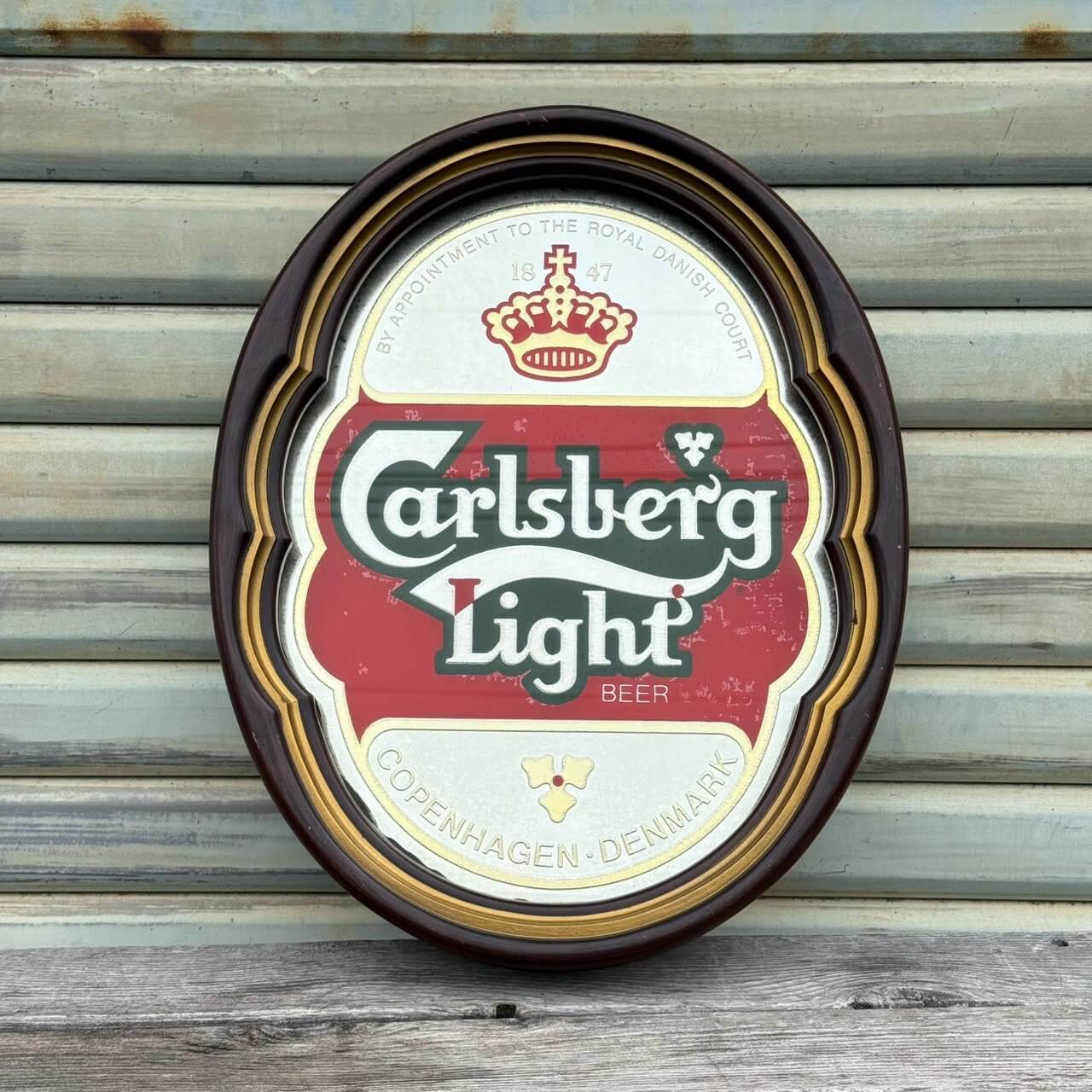 1988年】ビンテージ パブミラー アメリカン雑貨 店舗什器 CARLSBERG
