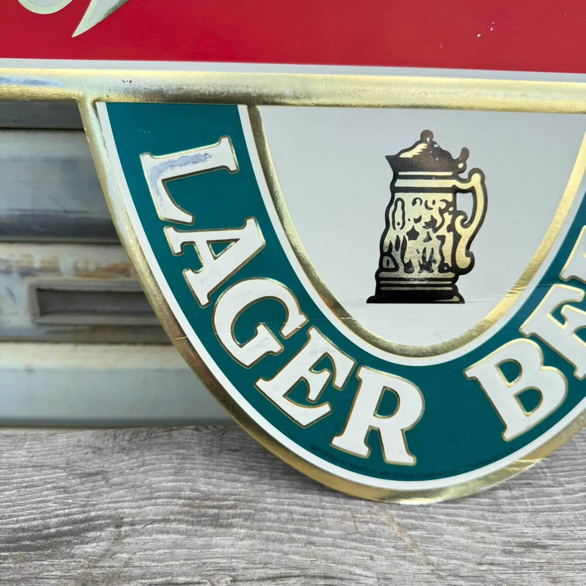 【ビンテージ】パブサイン アメリカン雑貨 店舗什器 STEINLAGER #2807-2
