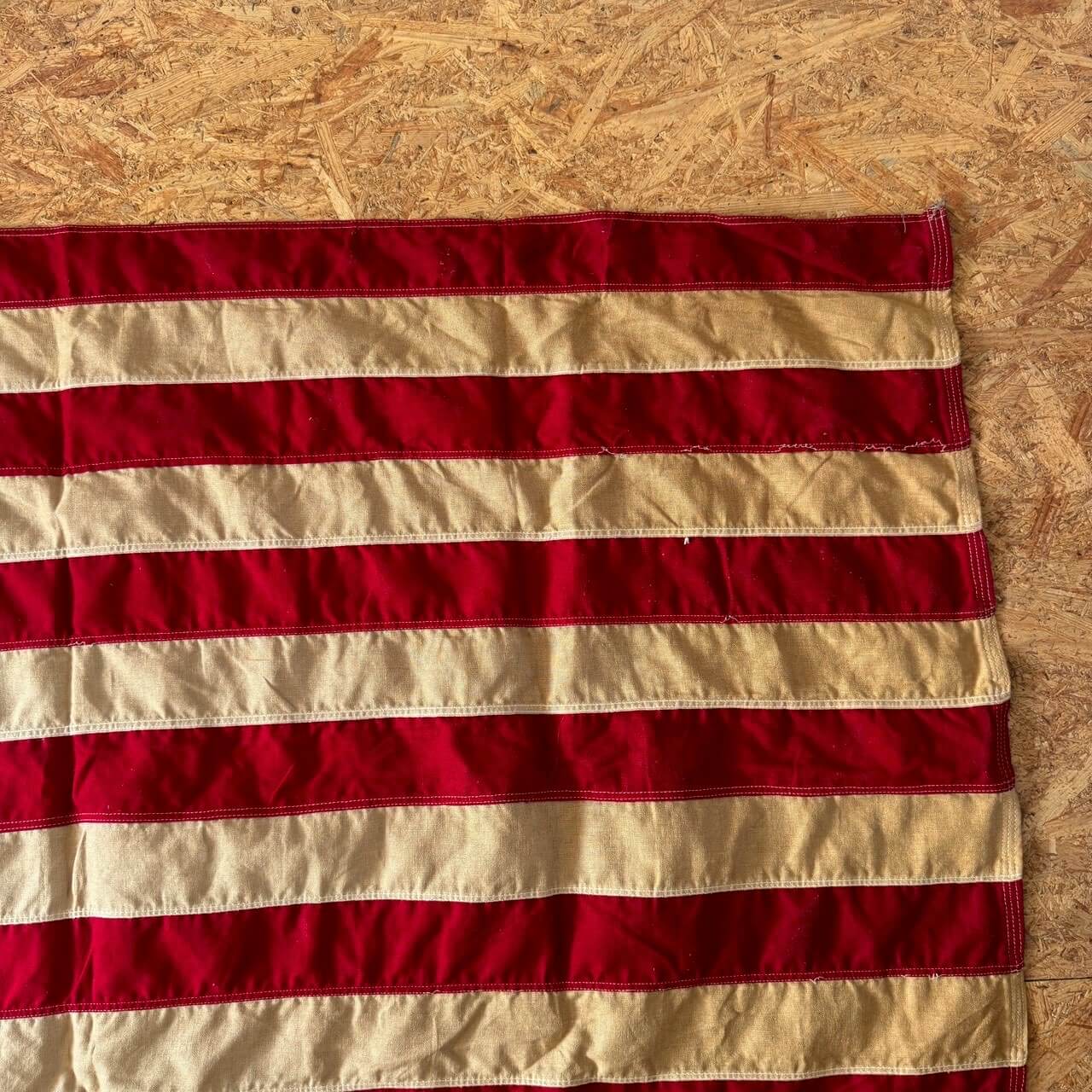 【1950-60年代】ビンテージ 13スター 星条旗 アメリカン雑貨 国旗 フラッグ 刺繍 #2550