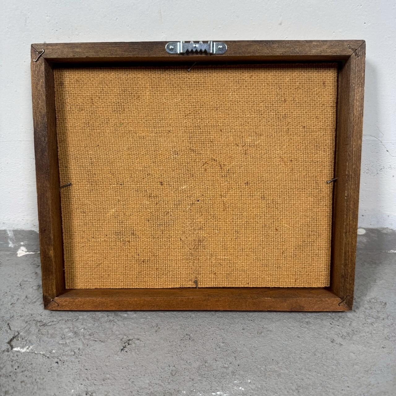 #2391【1970年代】ビンテージ ネイティブアメリカン サンドアート ウォールデコ / 壁掛けフレーム アメリカ