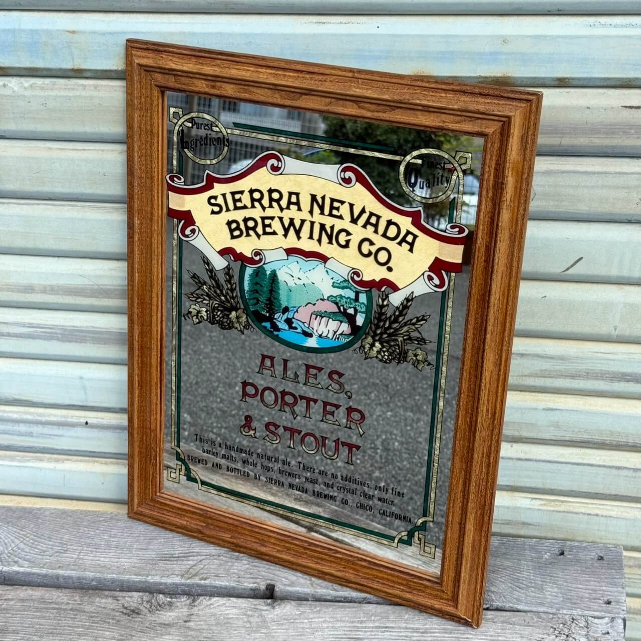 【1980-90年代】ビンテージ パブミラー アメリカン雑貨 店舗什器 シエラネバダ  壁掛け #2844