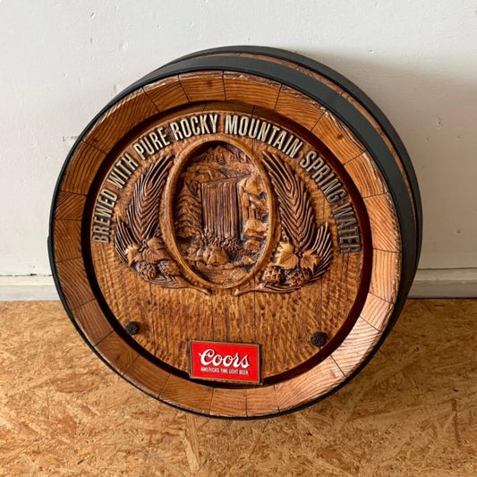 【1980年製】ビンテージ バレルサイン アメリカン雑貨 店舗什器 ウォールデコ #2175