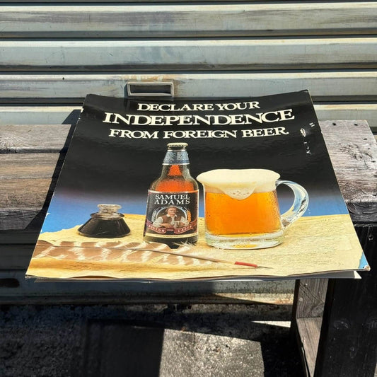 【1990年代】ビンテージ ペーパーボード アメリカン雑貨 店舗什器 SAMUEL ADAMS BEER #2820