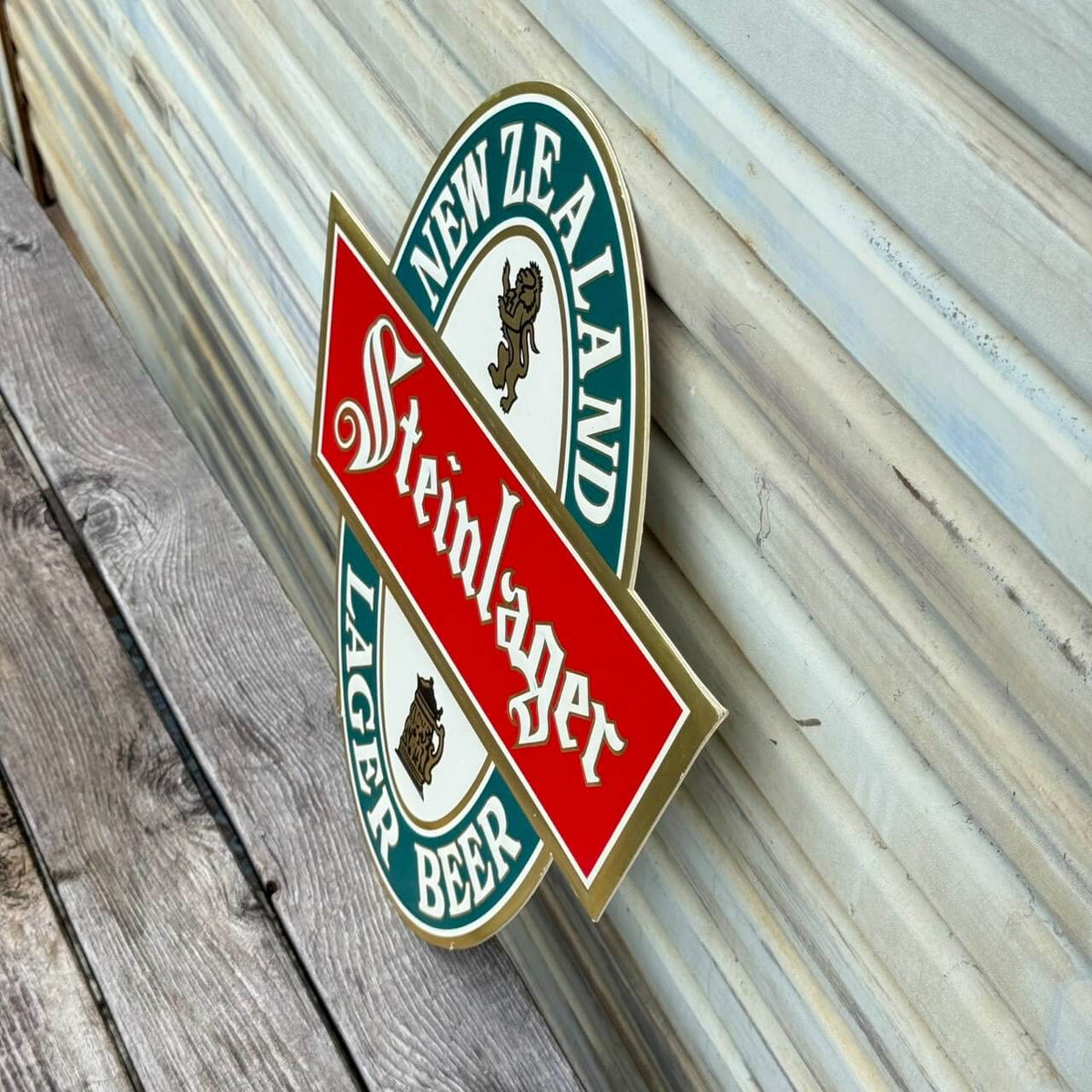 【ビンテージ】パブサイン アメリカン雑貨 店舗什器 STEINLAGER #2807-1