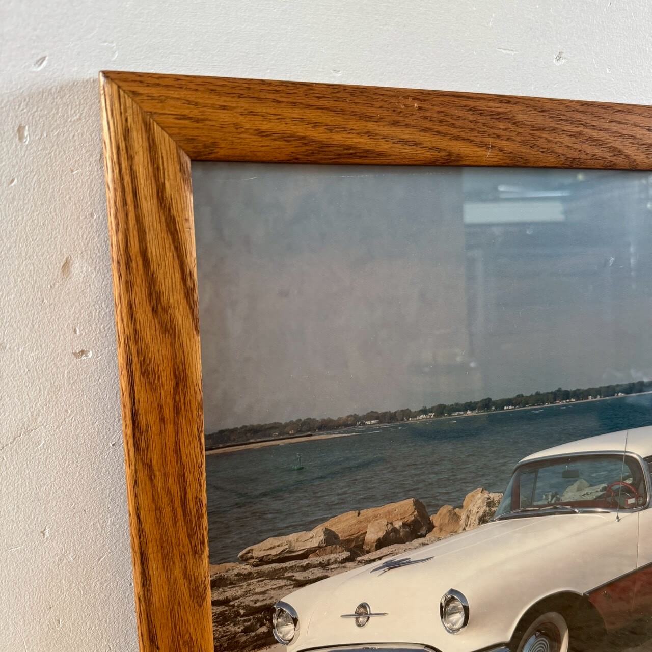 【1990年代】ビンテージ 1950s オールズモビル 額装アート アメ車 アメリカン雑貨 壁掛け #2512