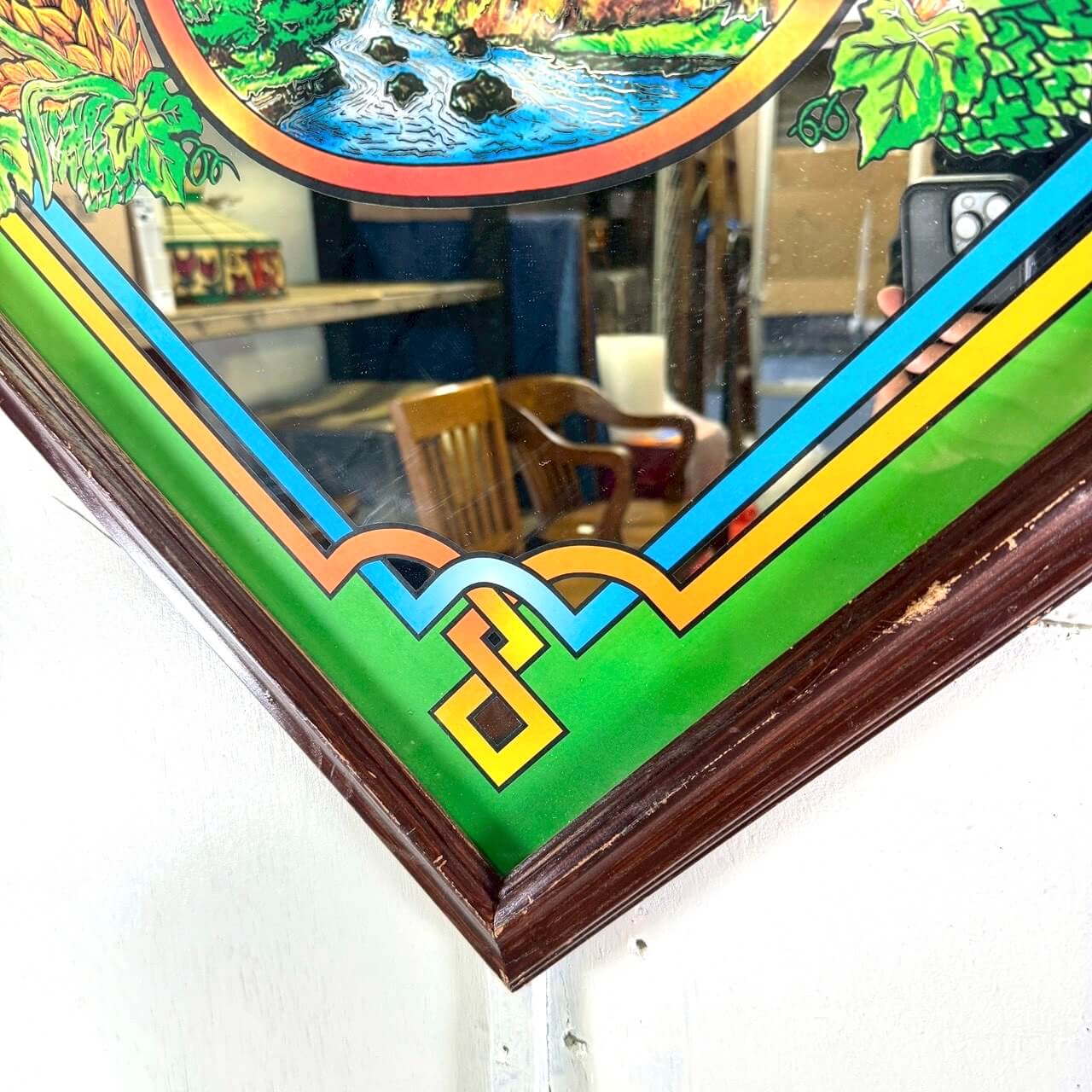 【1980-90年代】ビンテージ パブミラー アメリカン雑貨 店舗什器 シエラネバダ ウォールデコ #2511