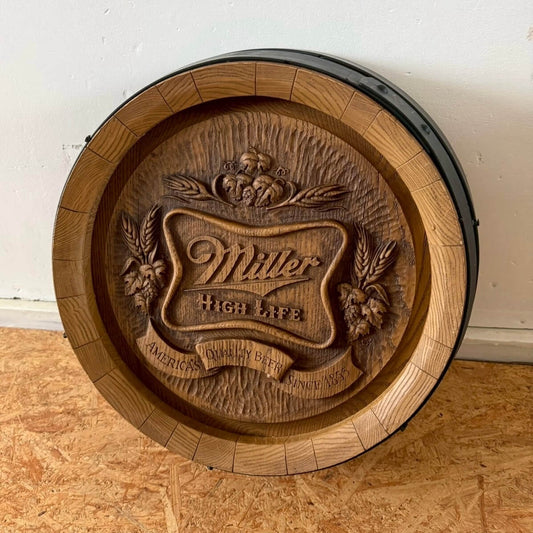 【1980年代】ビンテージ バレルサイン アメリカン雑貨 店舗什器 壁掛け 看板 #2176