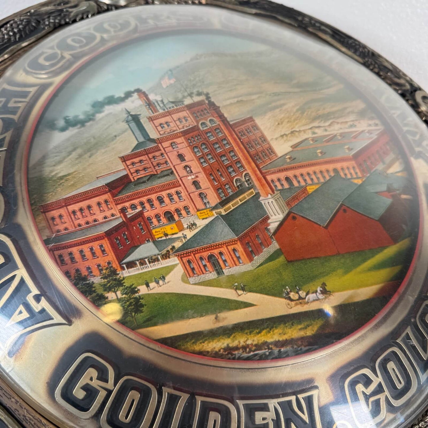 #1739【1970年代】ビンテージ Coors（クアーズ） 記念プレート 壁掛けオブジェ / ウォールデコ インテリア アメリカ