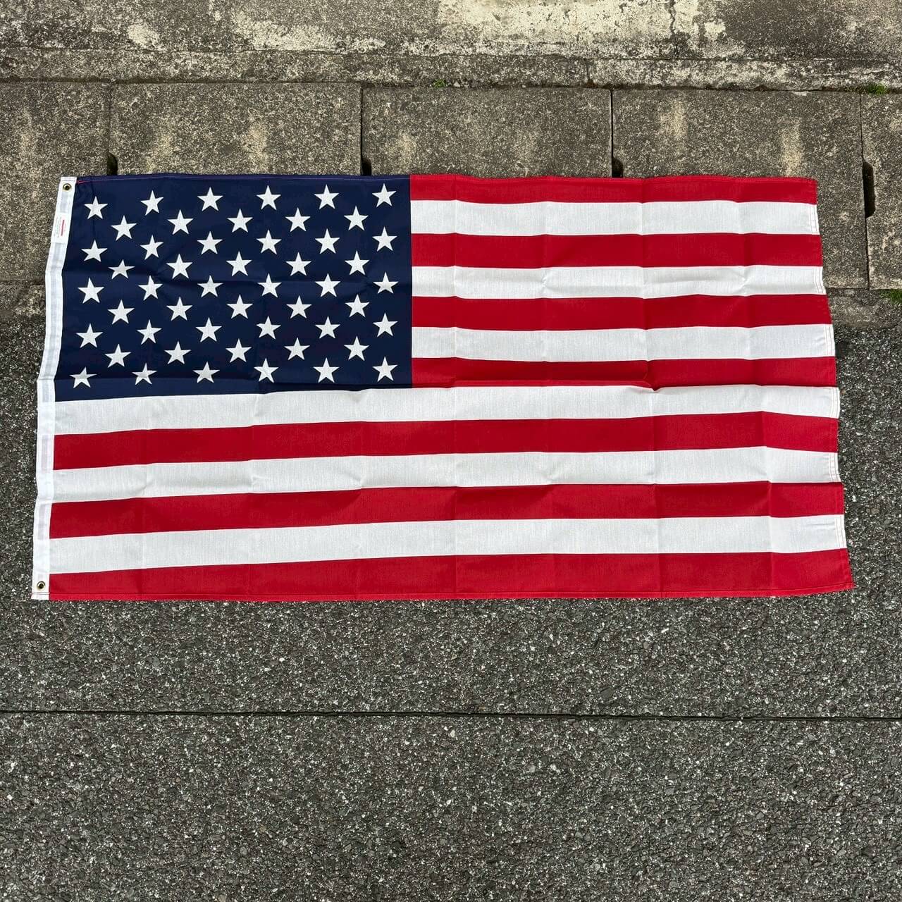 【USA】ビンテージ 星条旗 アメリカン雑貨 店舗什器 フラッグ ウォールデコ #2555