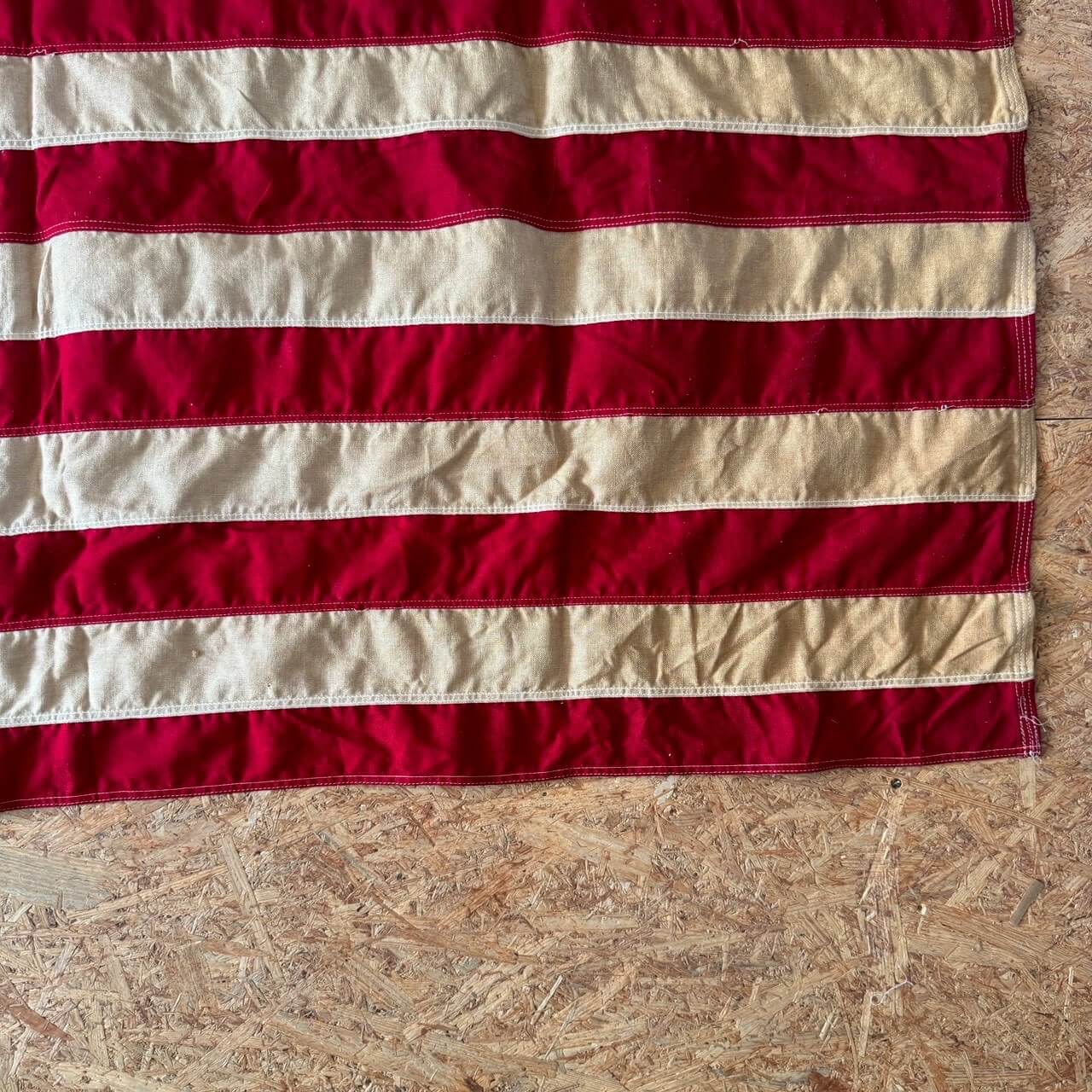 【1950-60年代】ビンテージ 13スター 星条旗 アメリカン雑貨 国旗 フラッグ 刺繍 #2550