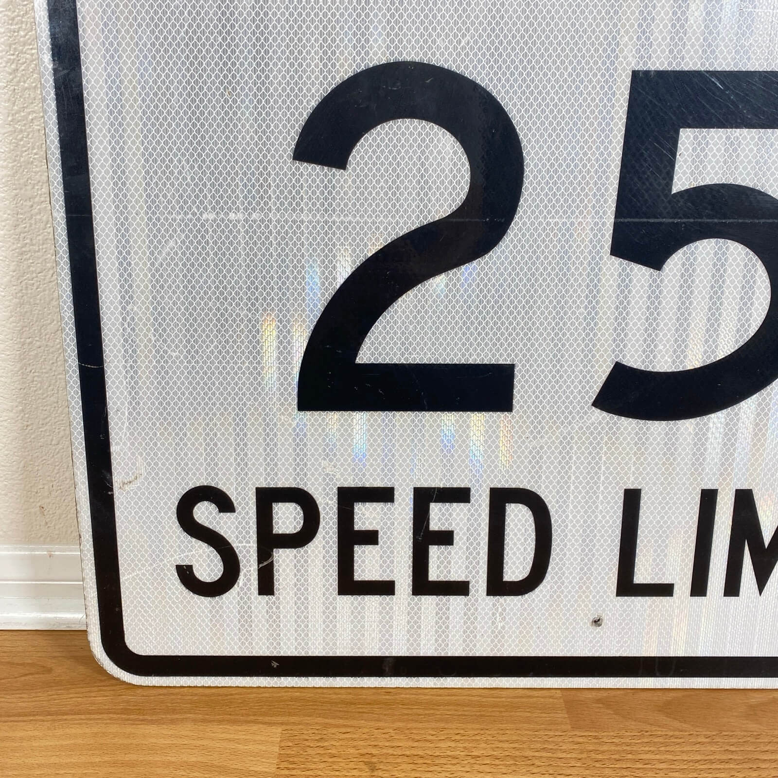 1061 アメリカ ロードサイン 両面 道路標識 ROAD WORK SPEED LIMIT