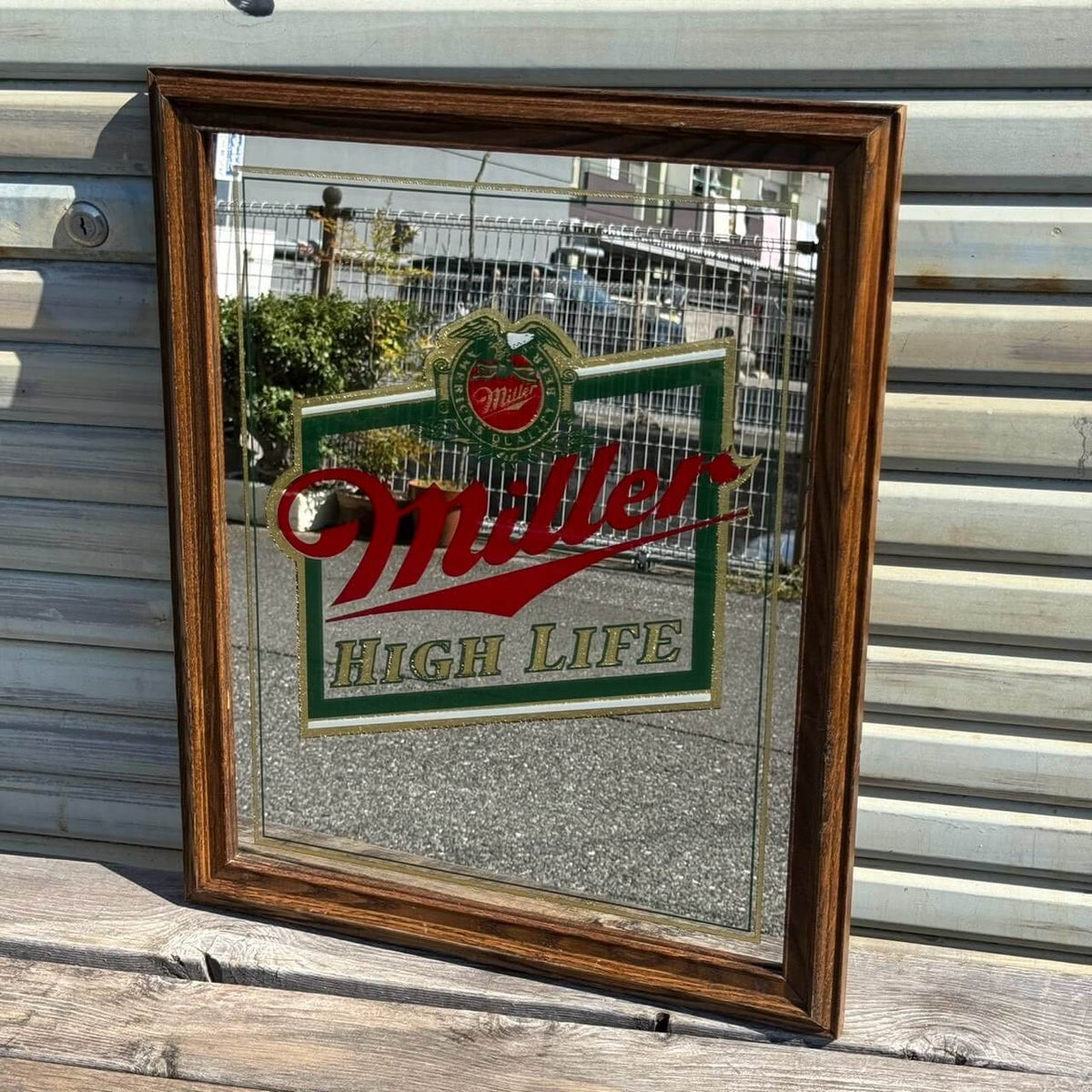 【1980-90年代】ビンテージ パブミラー アメリカン雑貨 店舗什器 Miller High Life #2837