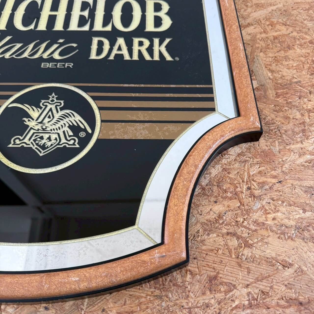 【1990年代】ビンテージ MICHELOB パブミラー ミケロブ アメリカン雑貨 壁掛け 鏡 #2485