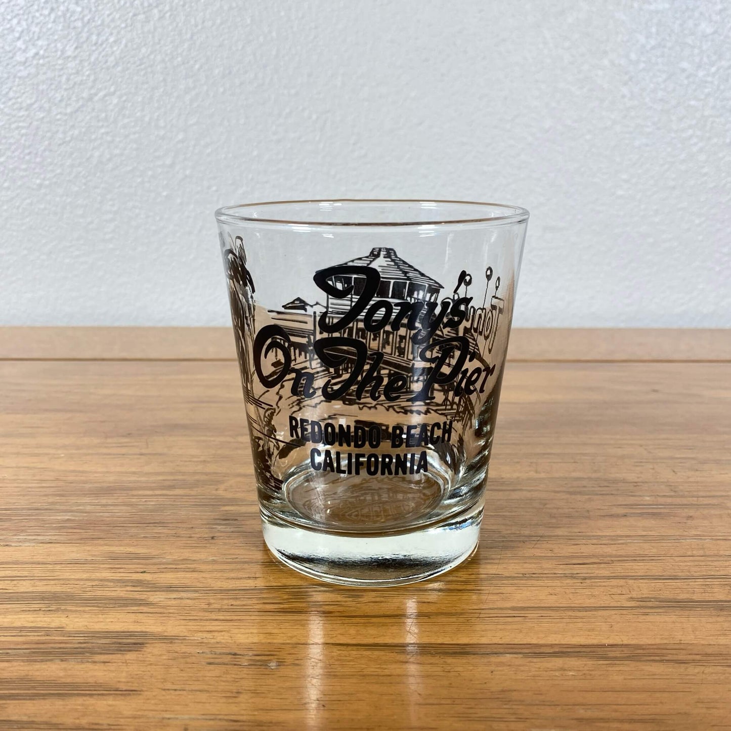 #1027 【1970-80年代】ビンテージ Tony’s（トニーズ） グラス レドンドビーチ アメリカ