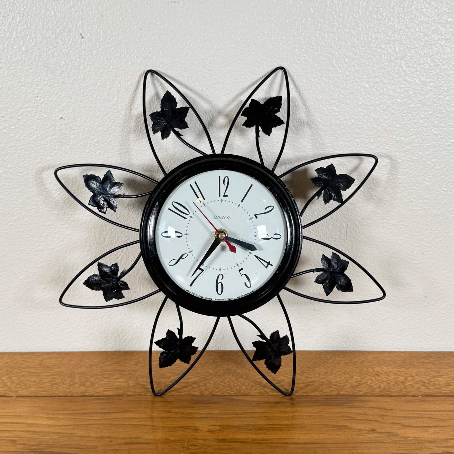 #1982【1960-70年代】ビンテージ United Clock 掛け時計 / ウォールクロック アメリカ